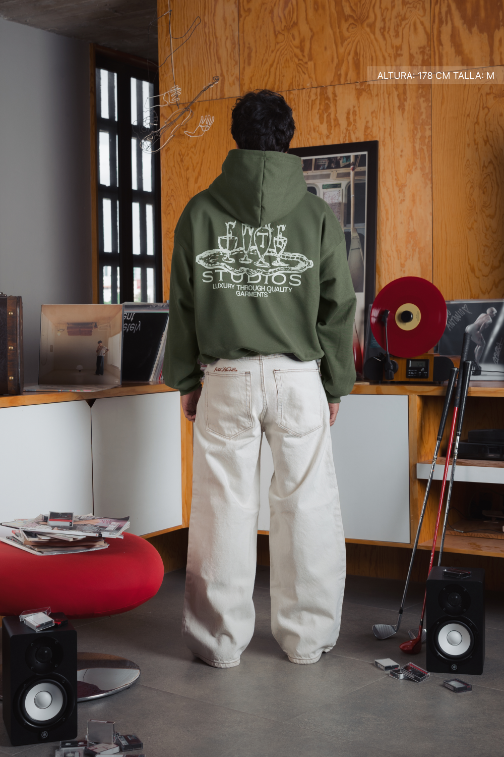 Chalice Hoodie Green Forest