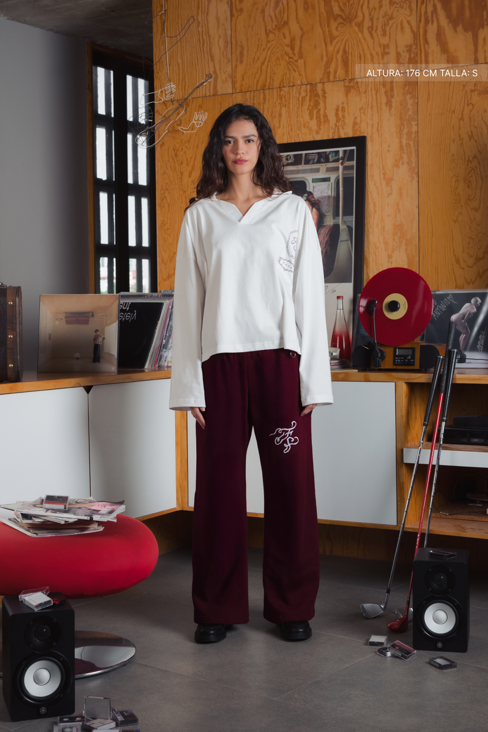 Chalice Longsleeve Polo Ivory