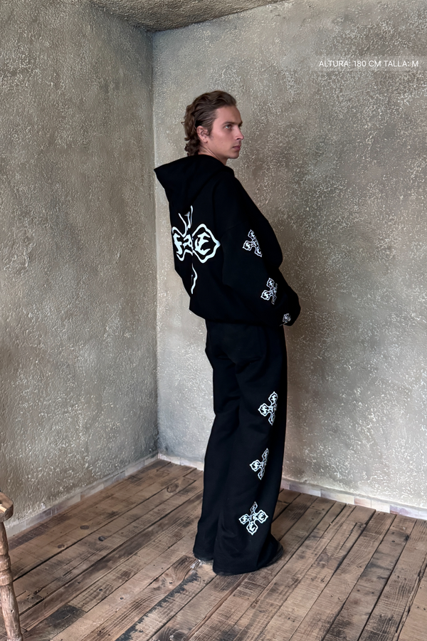 Cross Of Fate Hoodie Vantablack