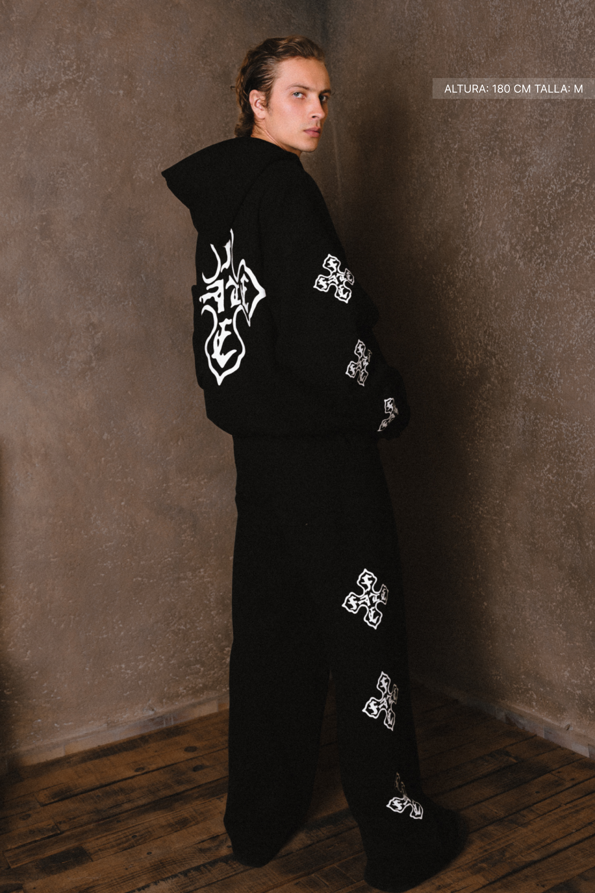 Cross Of Fate Wide Pants Vantablack