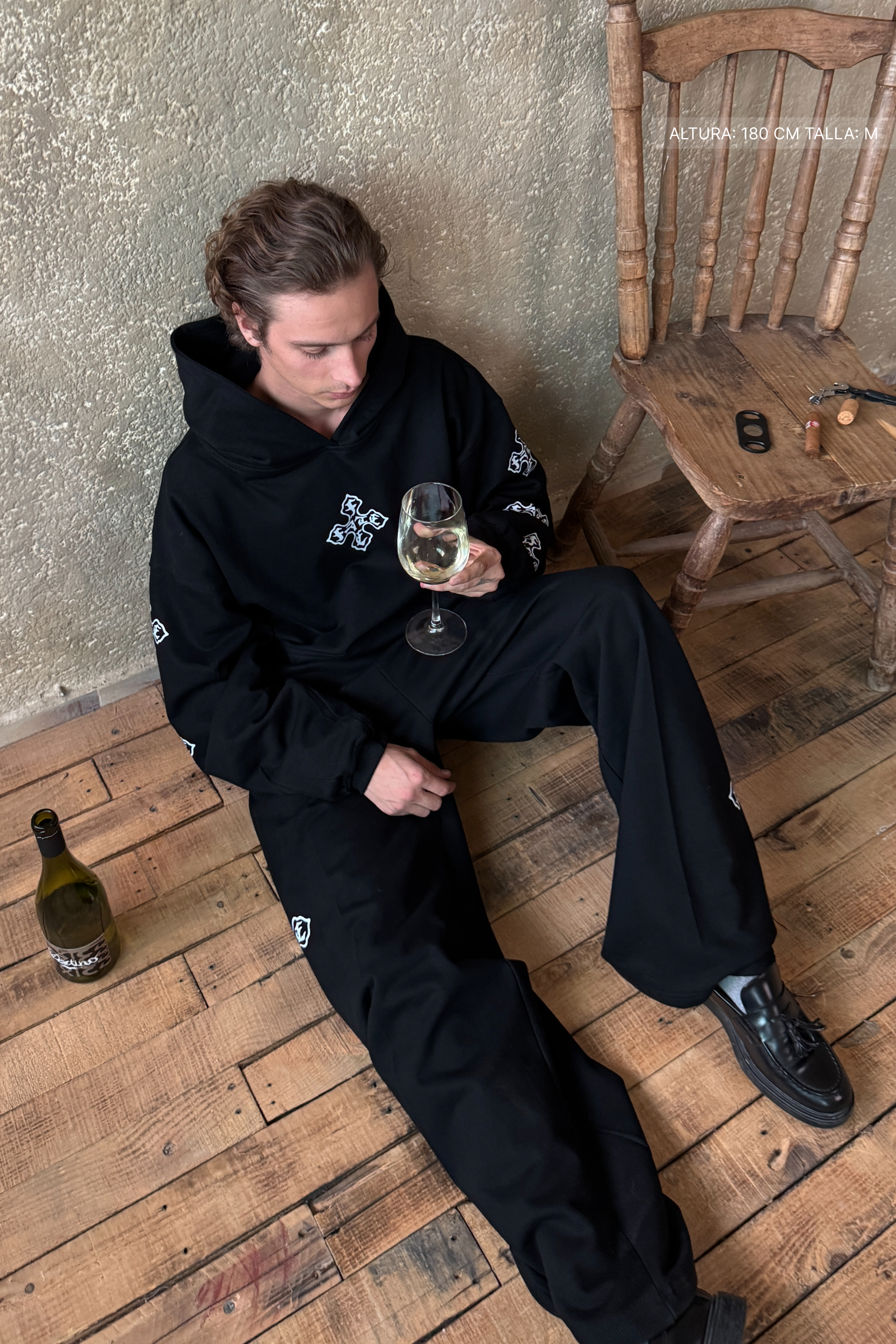 Cross Of Fate Wide Pants Vantablack