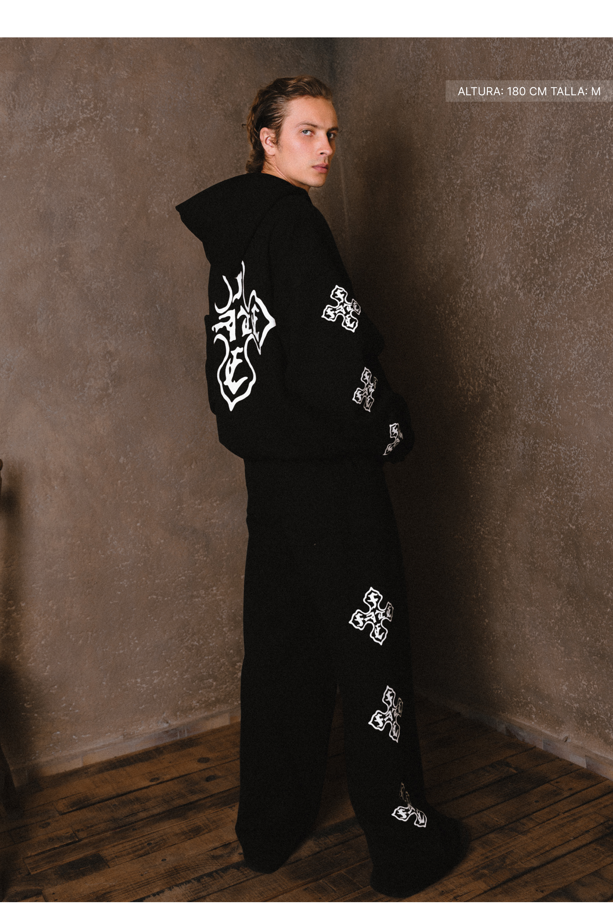 Cross Of Fate Wide Pants Vantablack