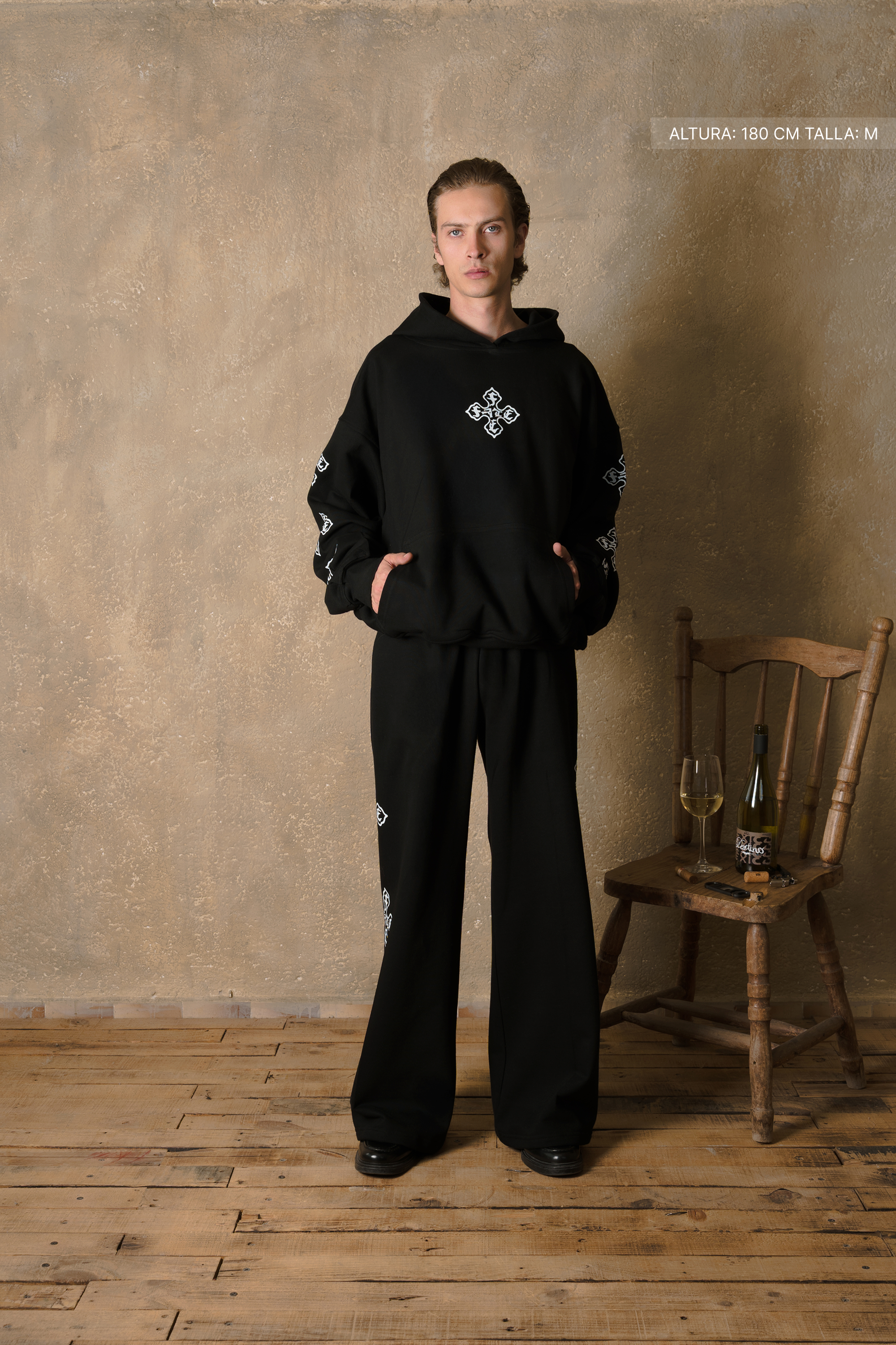 Cross Of Fate Hoodie Vantablack