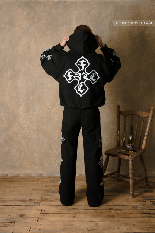 Cross Of Fate Hoodie Vantablack