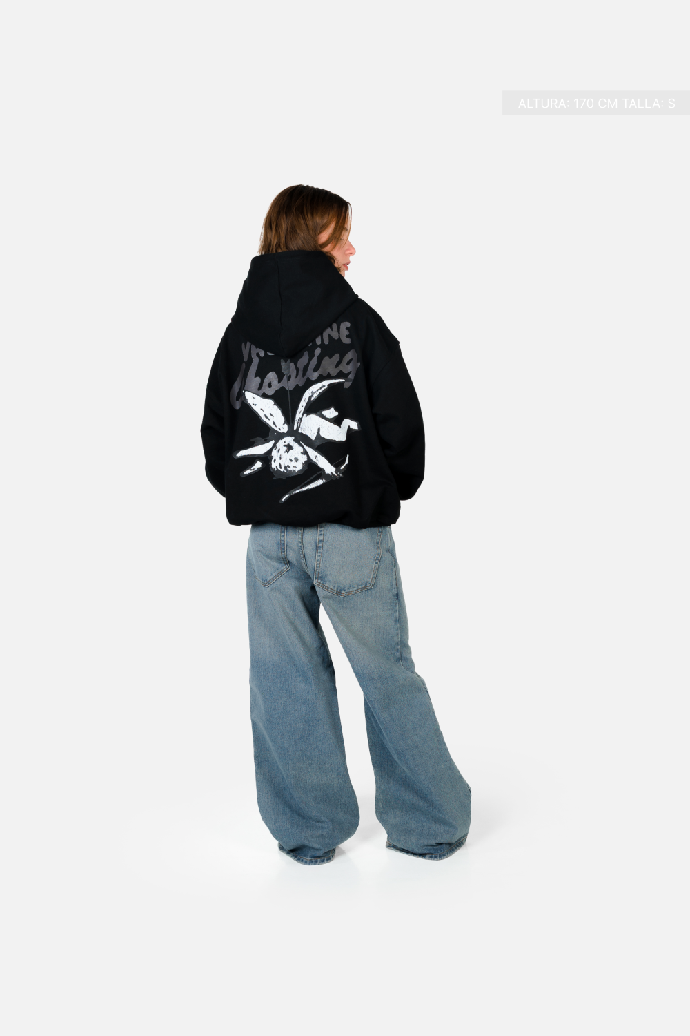 Cupid Ghosting Hoodie Vantablack