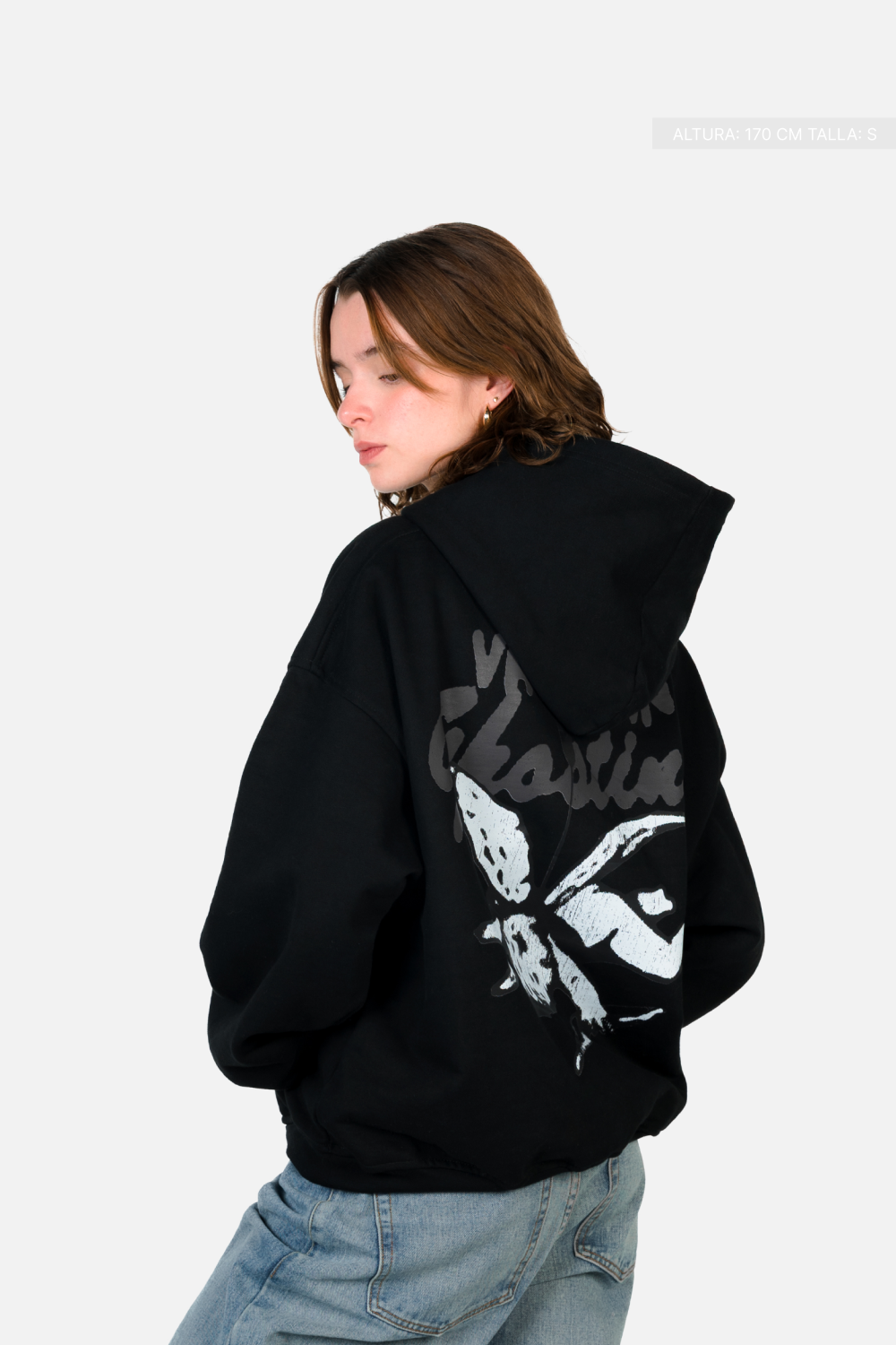 Cupid Ghosting Hoodie Vantablack