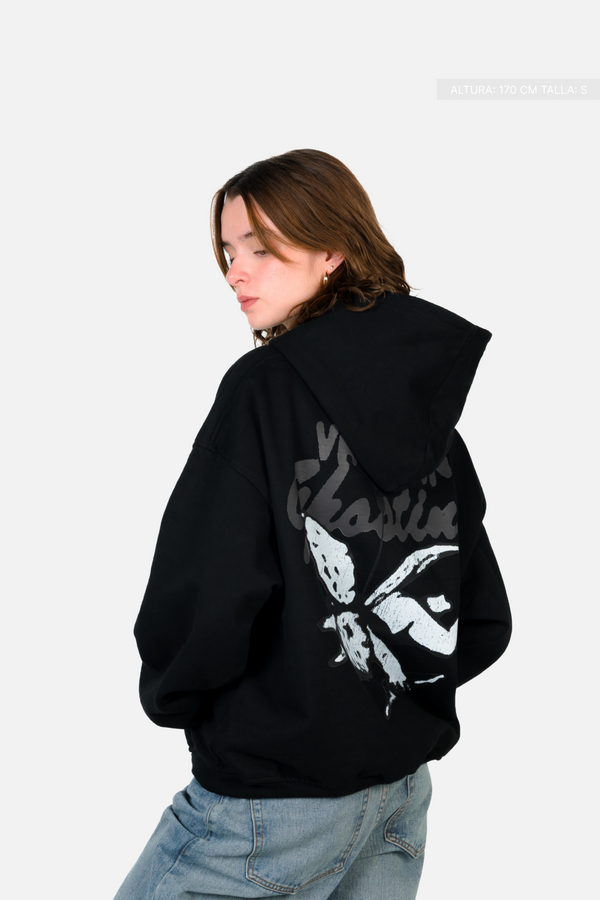 Cupid Ghosting Hoodie Vantablack