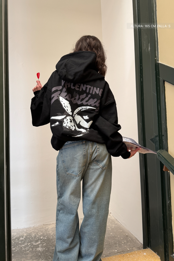 Cupid Ghosting Hoodie Vantablack