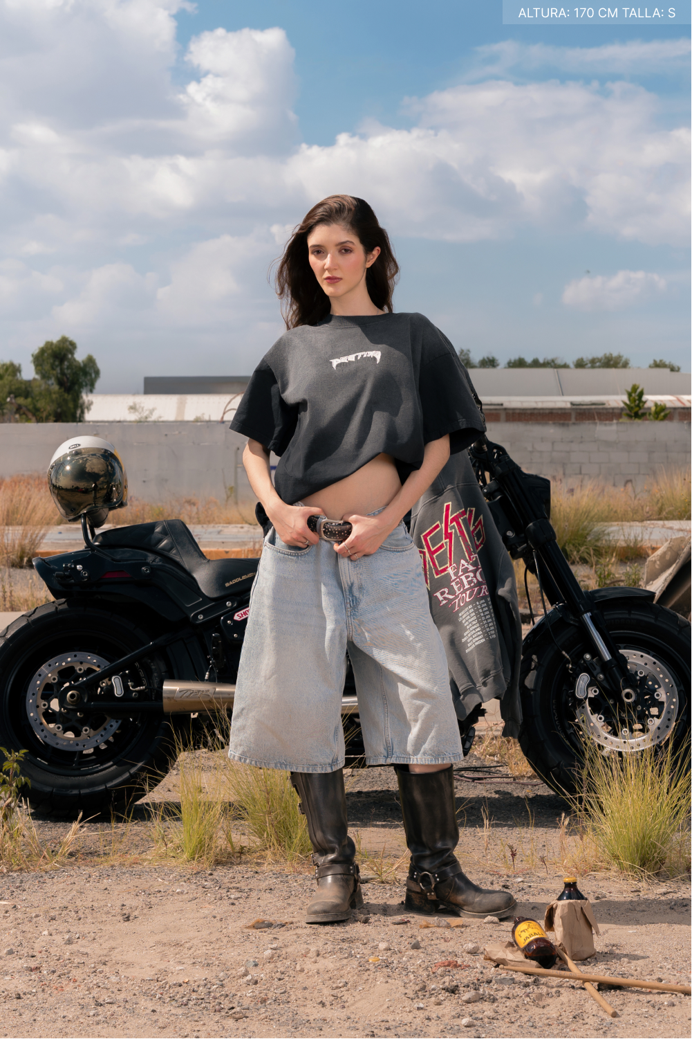 Celestial Fate Tee Faded Black