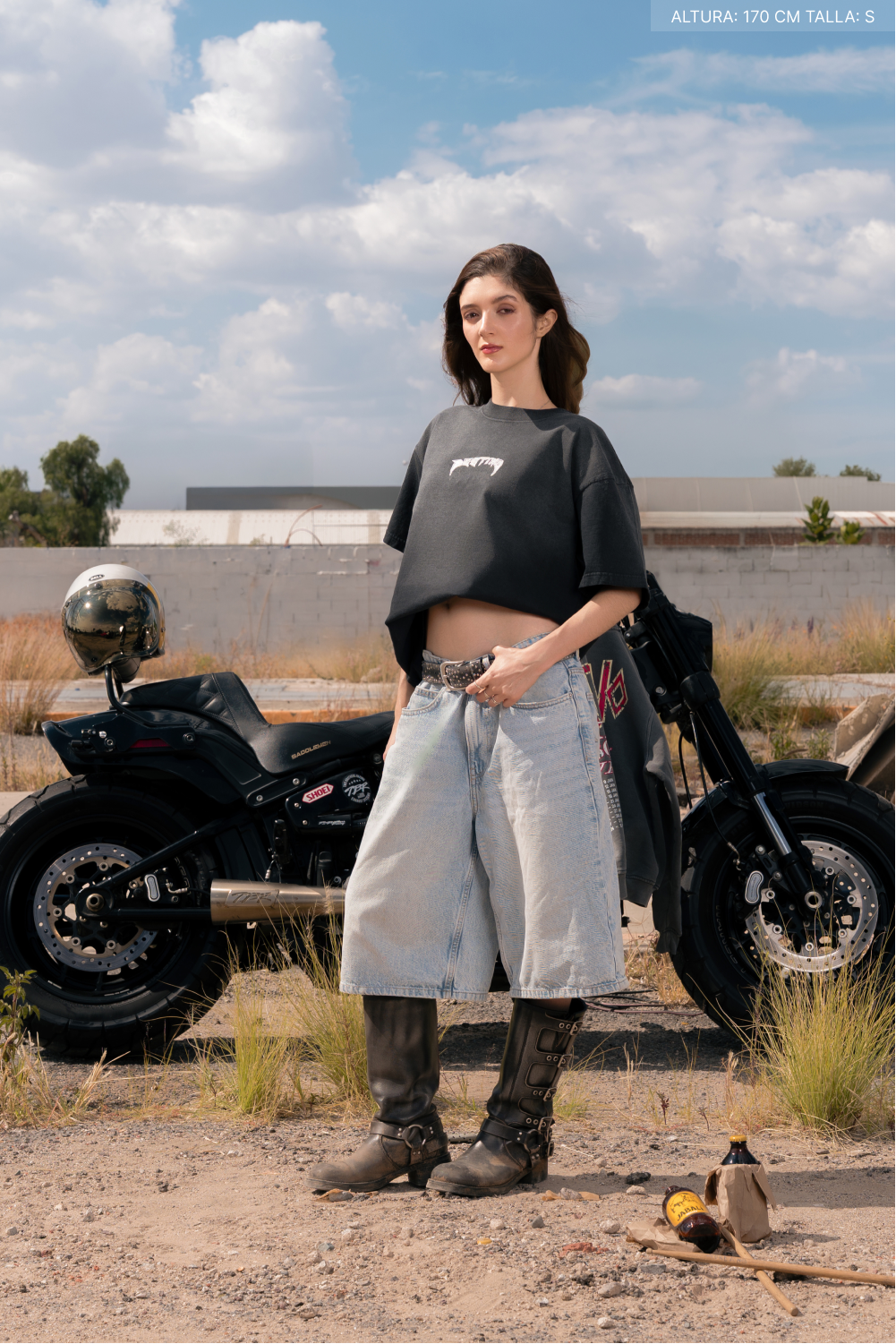 Celestial Fate Tee Faded Black