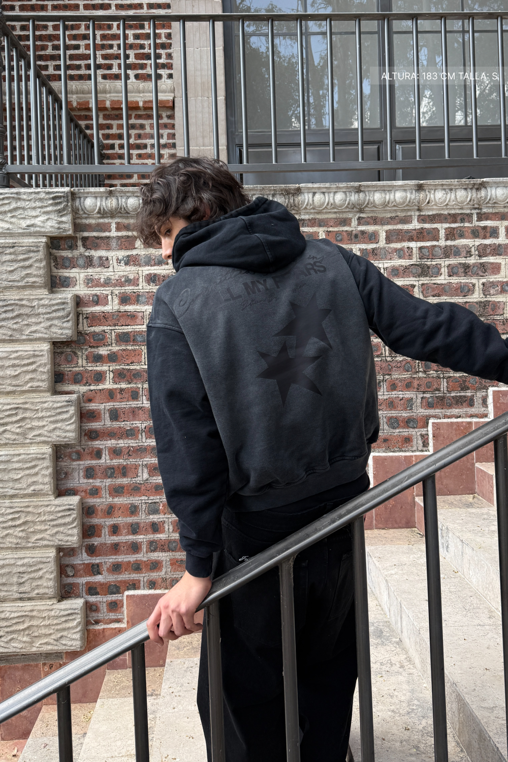 All My Fears Hoodie Faded Black