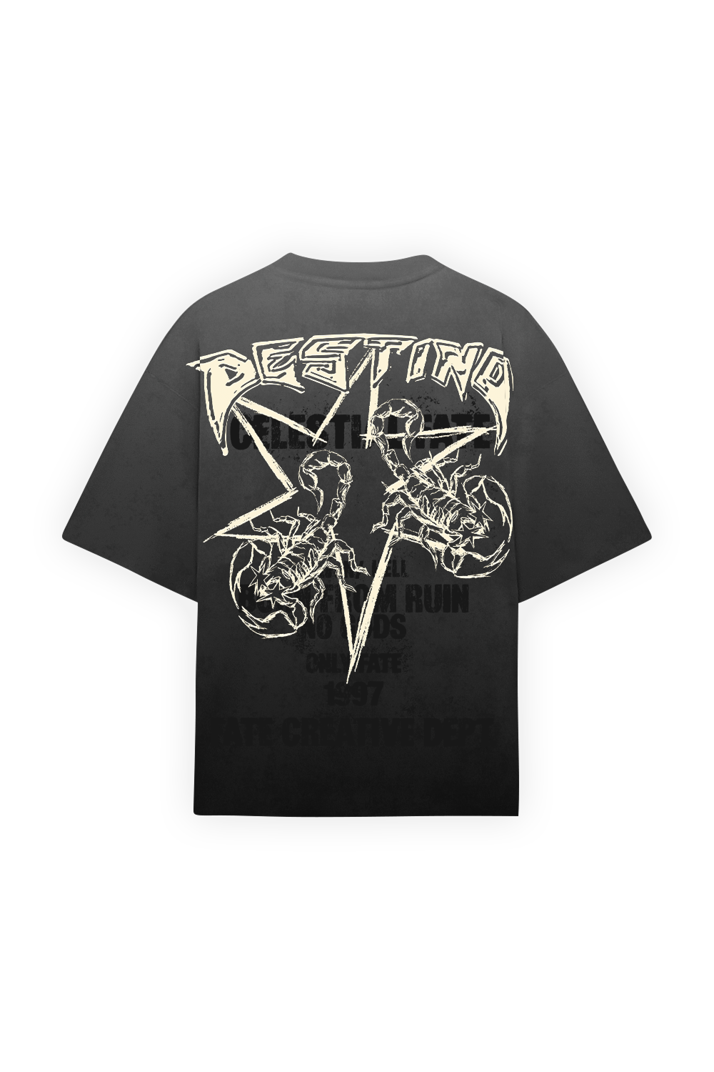 Celestial Fate Tee Faded Black