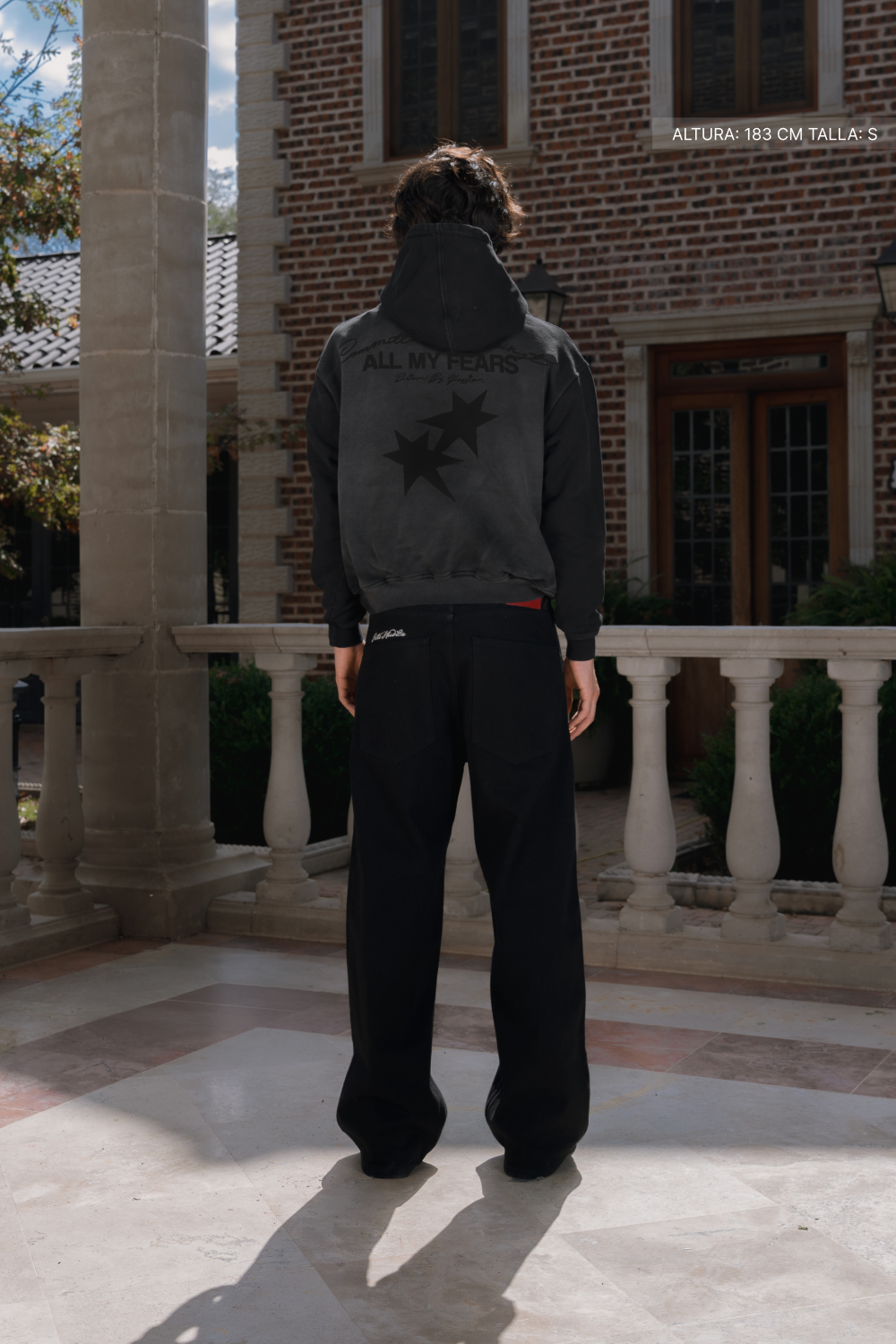 All My Fears Hoodie Faded Black