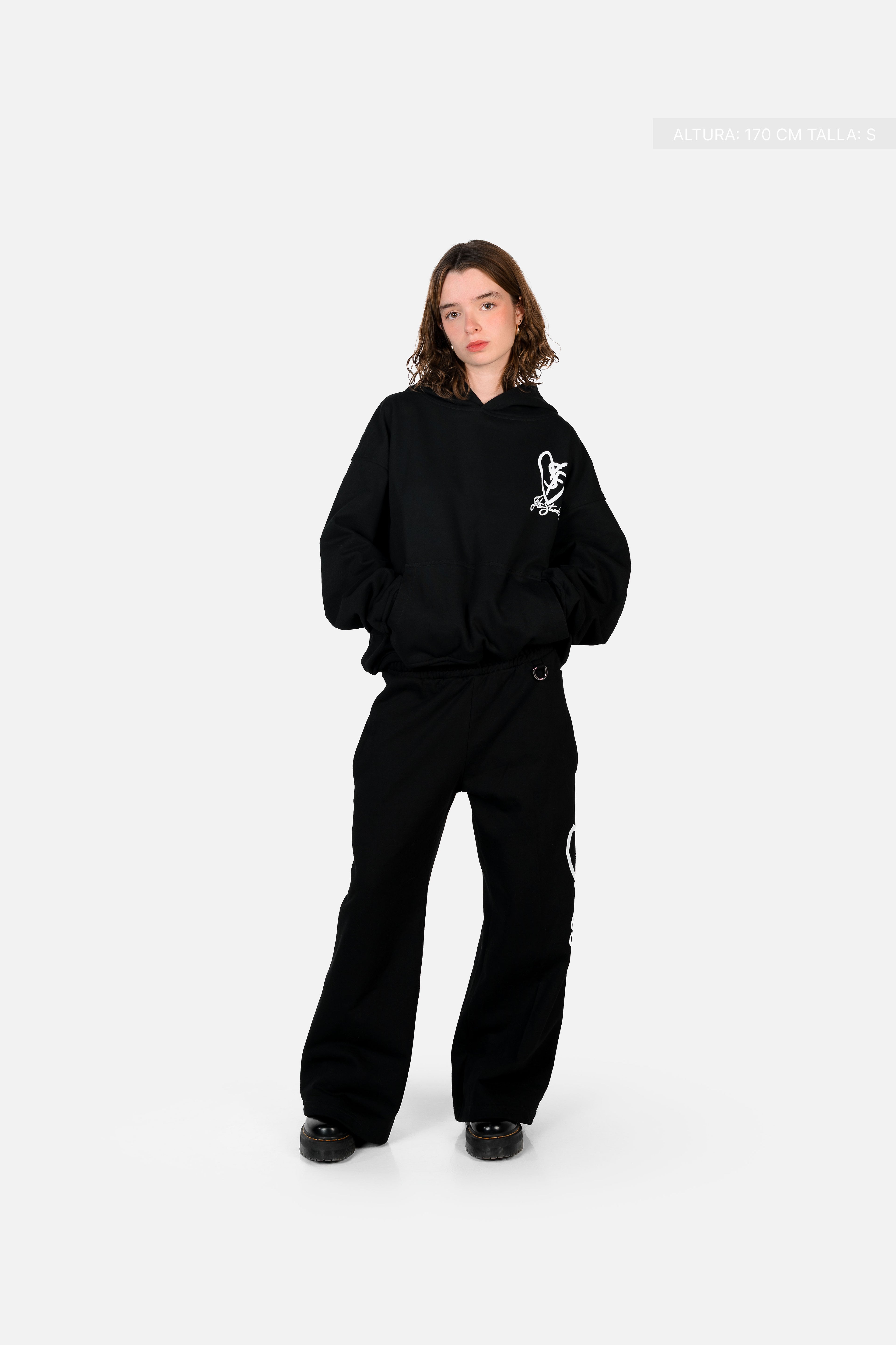 SF Heart Fate Studios Wide Pants Vantablack