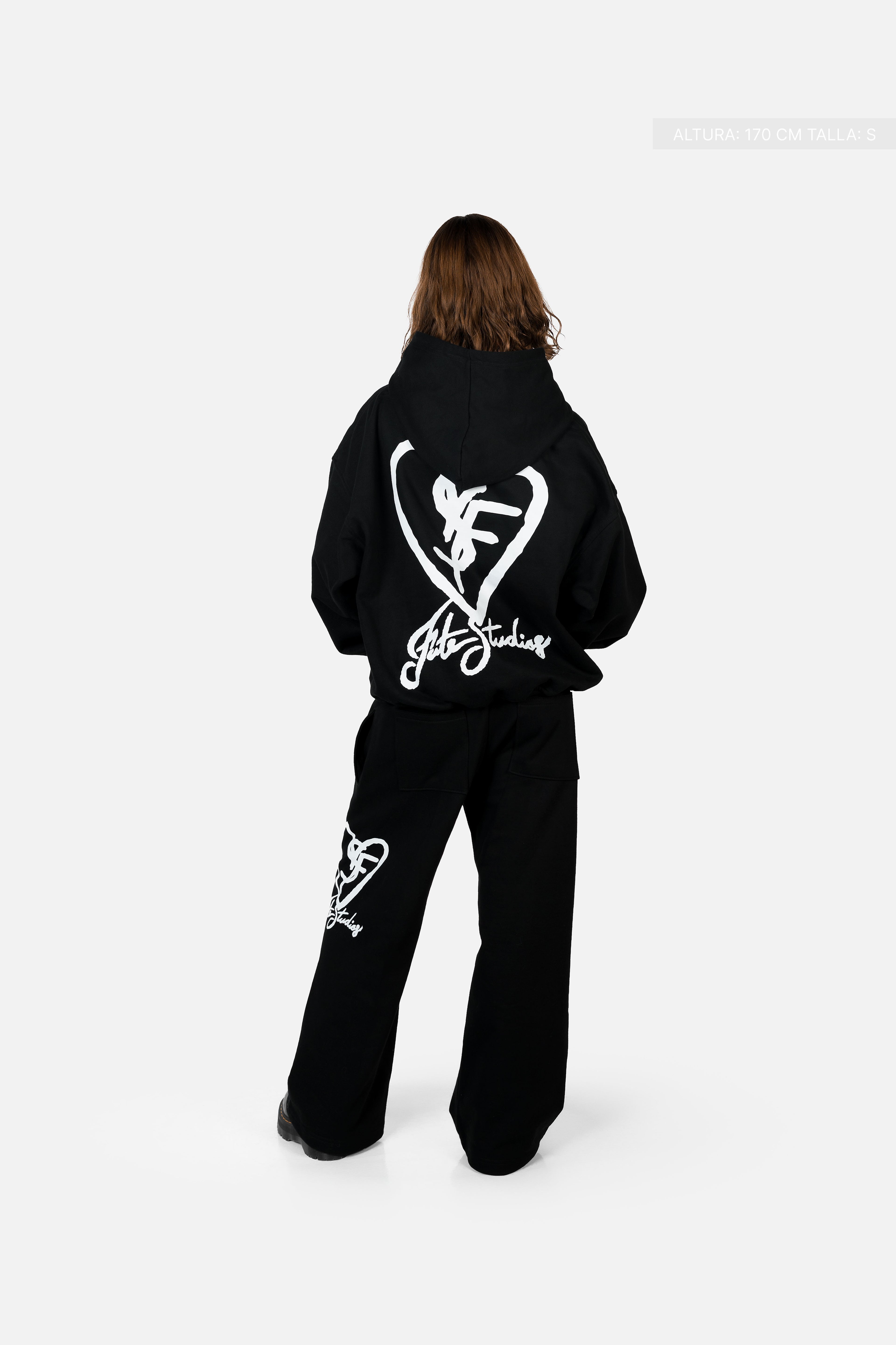 SF Heart Fate Studios Hoodie Vantablack