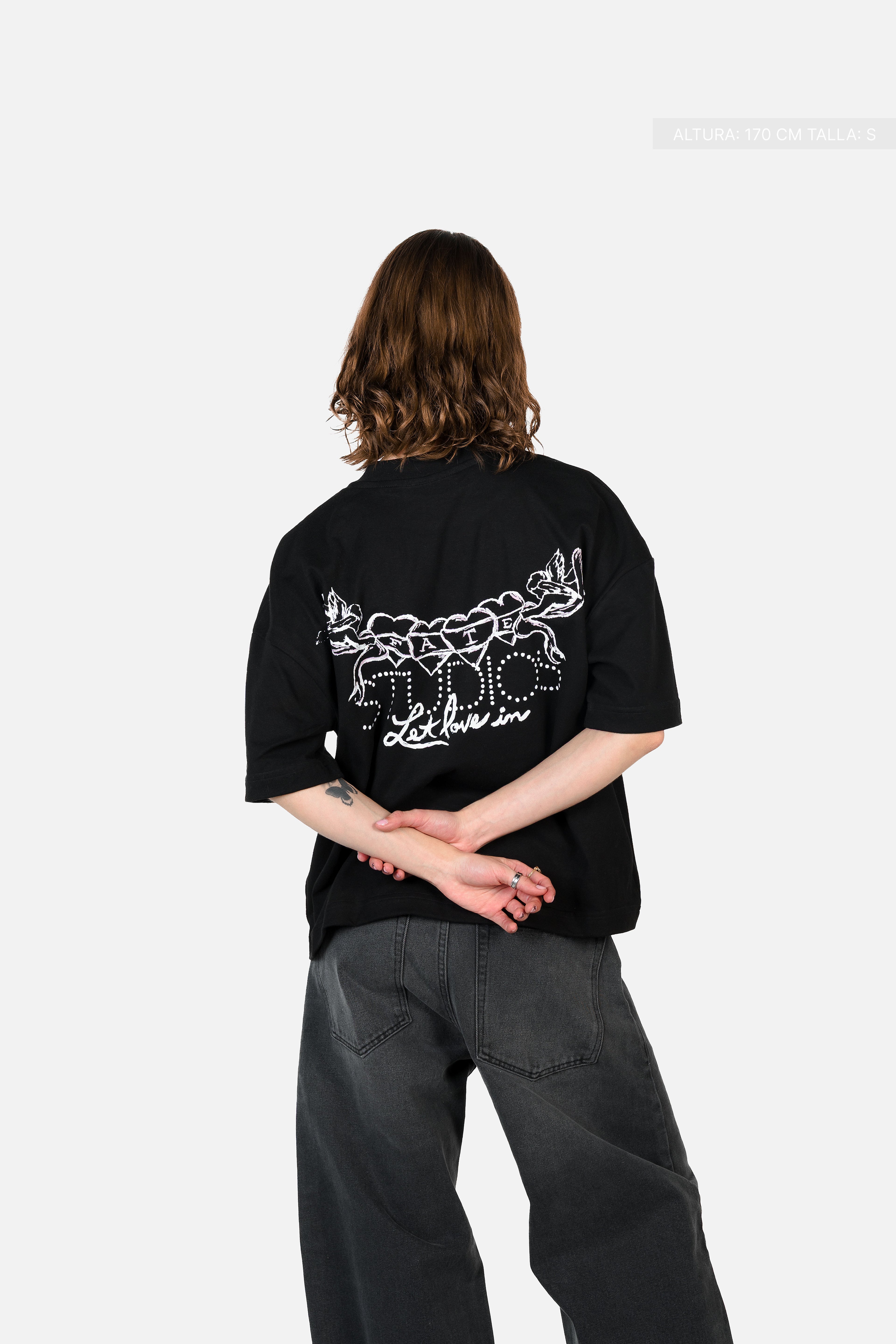 Fate Studios Let Love In Tee Black