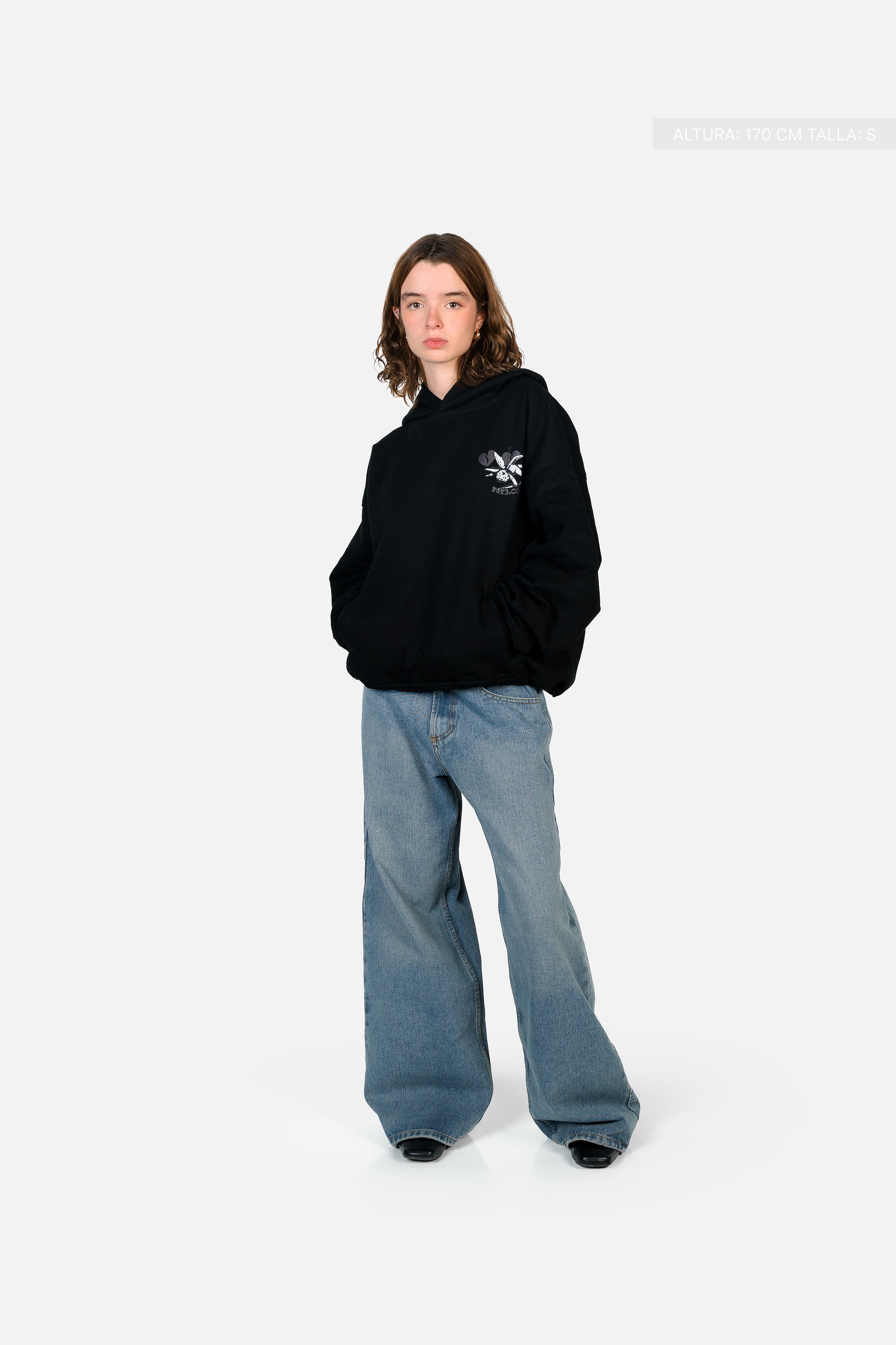 Cupid Ghosting Hoodie Vantablack