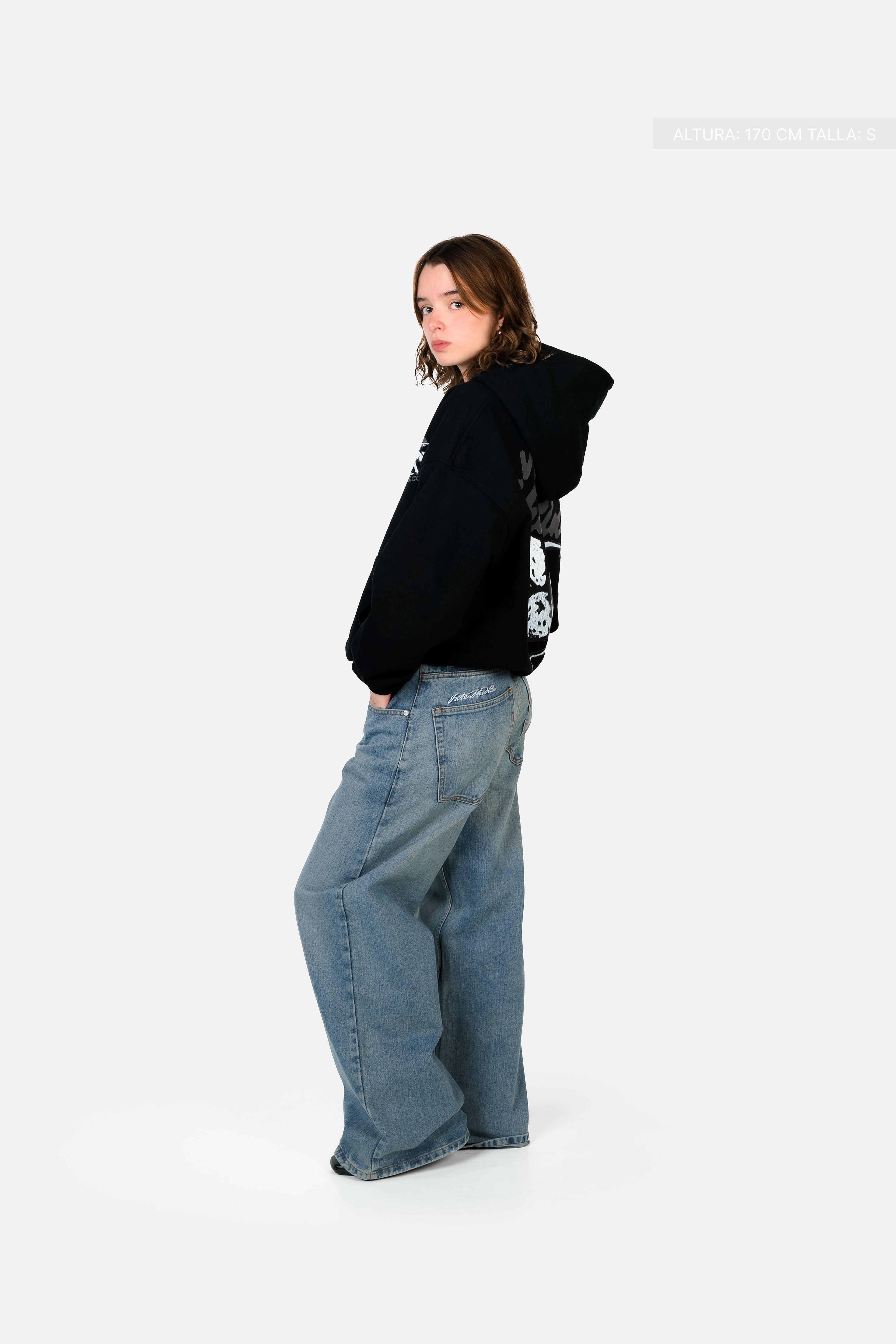 Cupid Ghosting Hoodie Vantablack