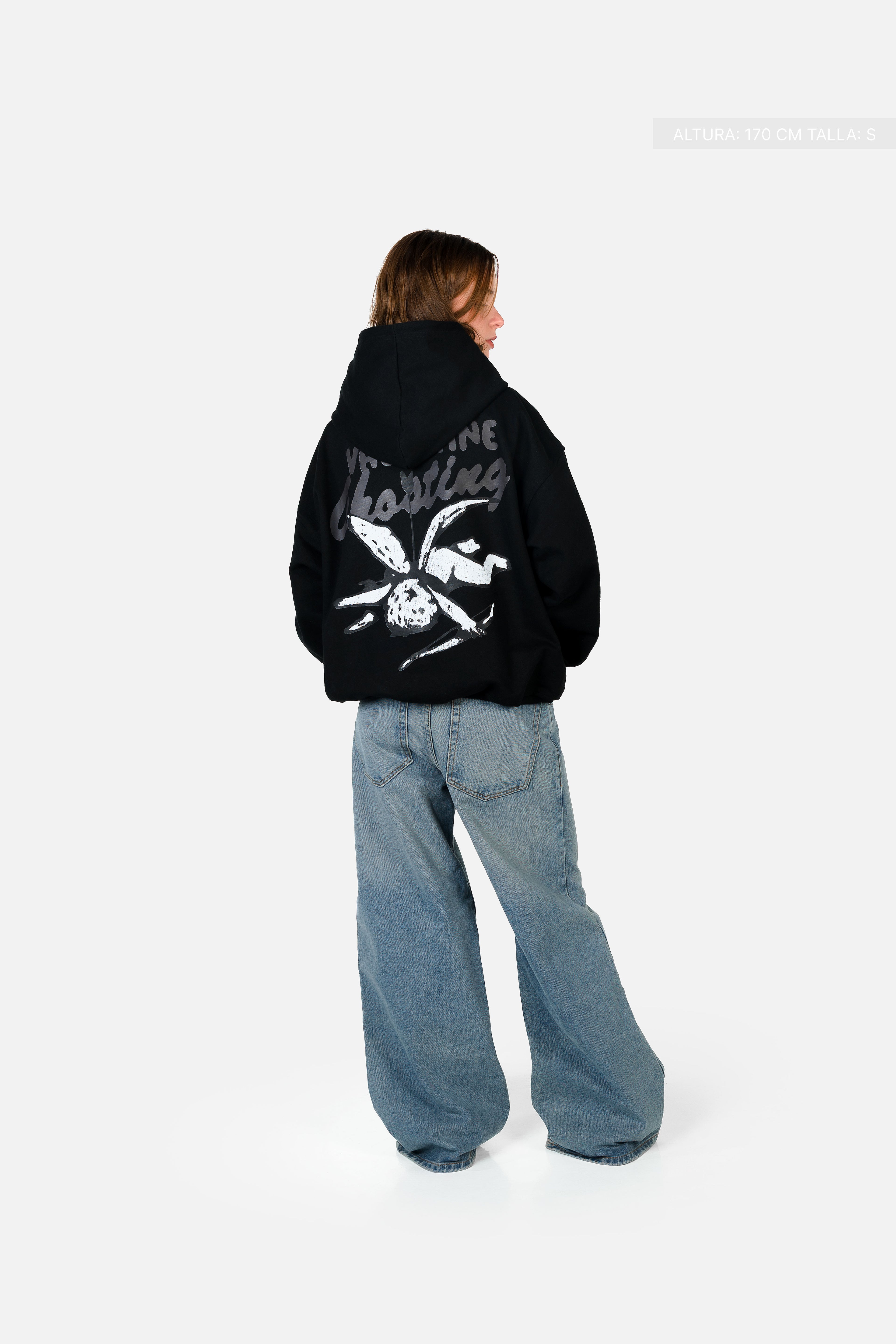 Cupid Ghosting Hoodie Vantablack