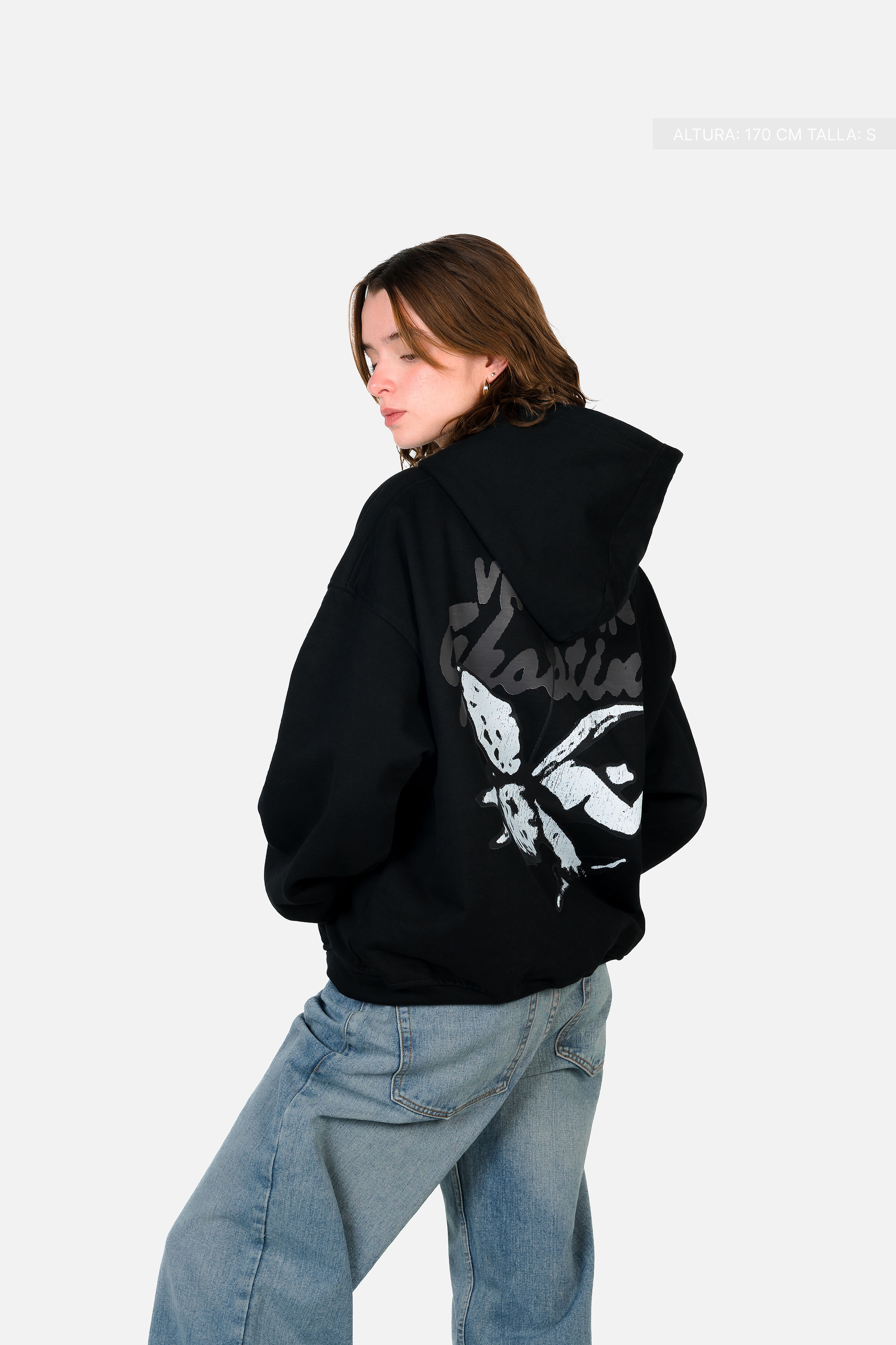 Cupid Ghosting Hoodie Vantablack