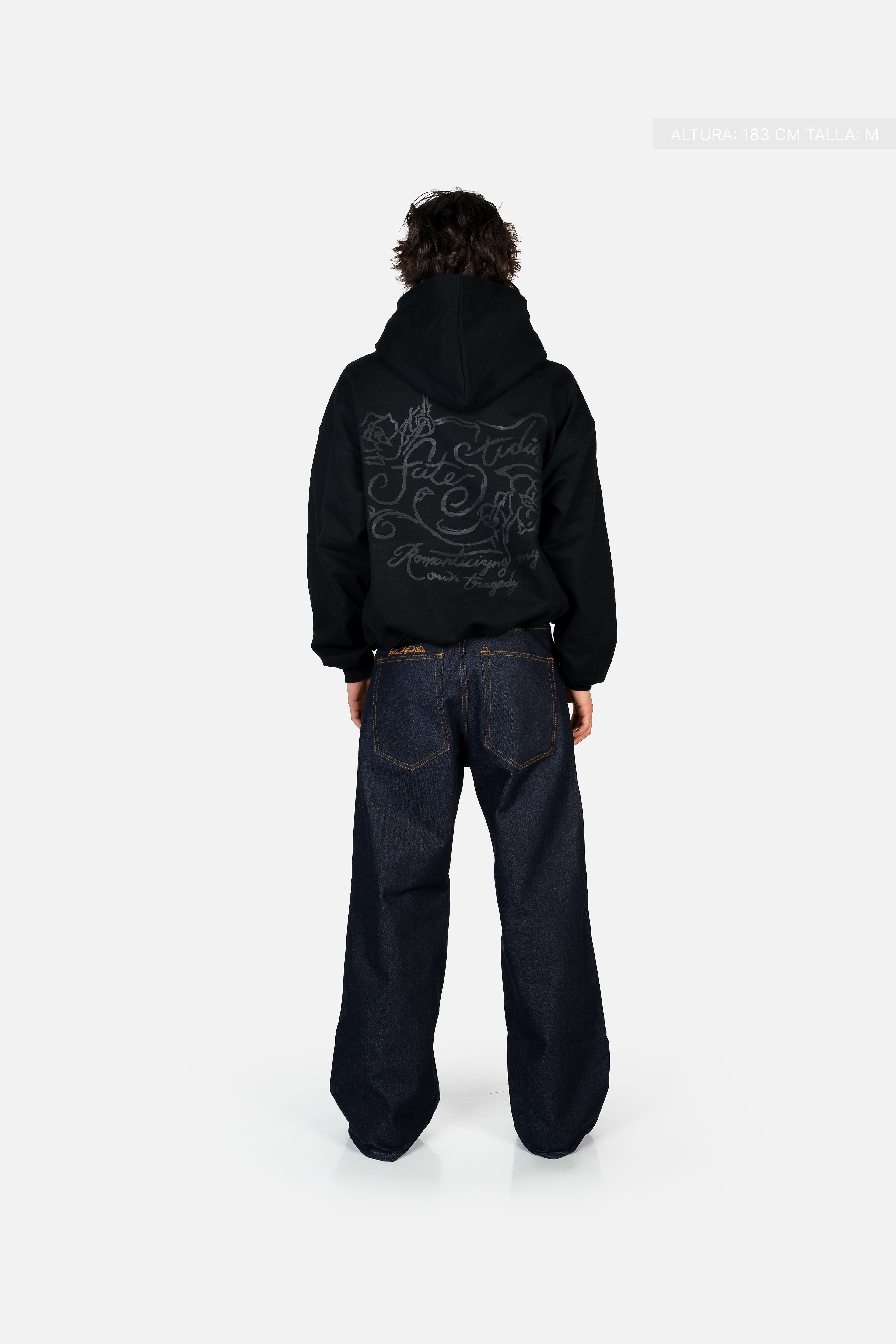 Romanticizing My Own Tragedy Hoodie Vantablack