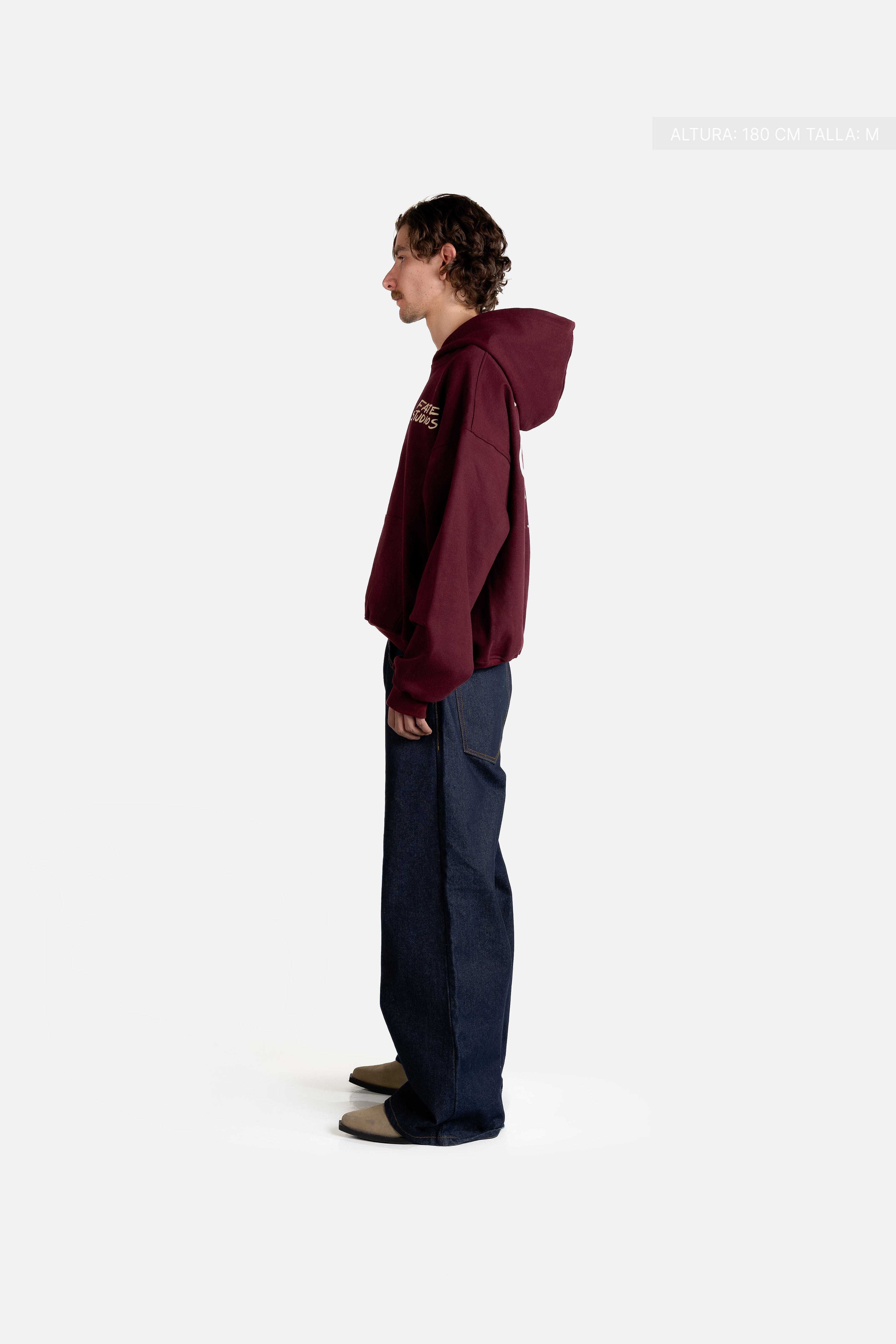 I Told Chat Hoodie Burgundy