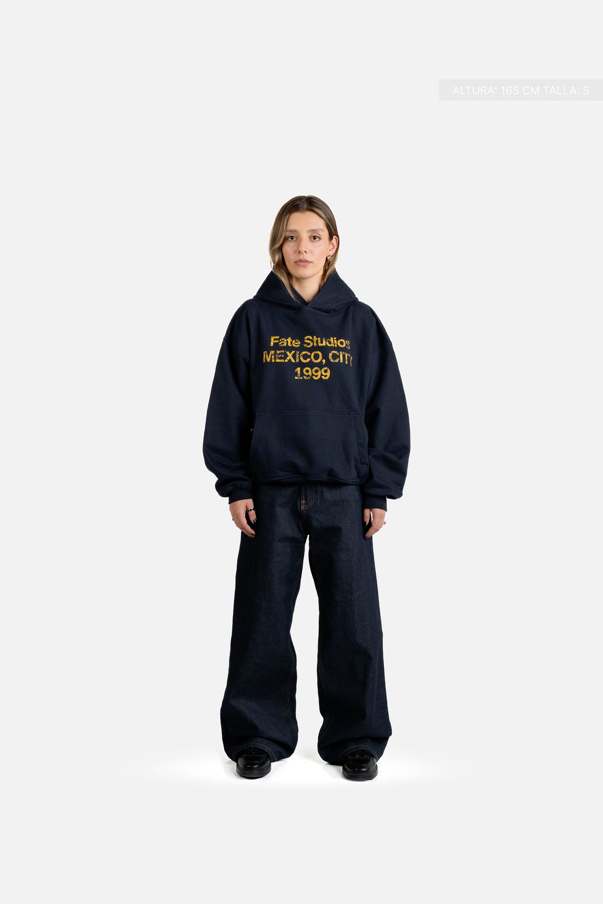 Fate Studios Mexico City 1999 Hoodie Midnight Blue – FATE