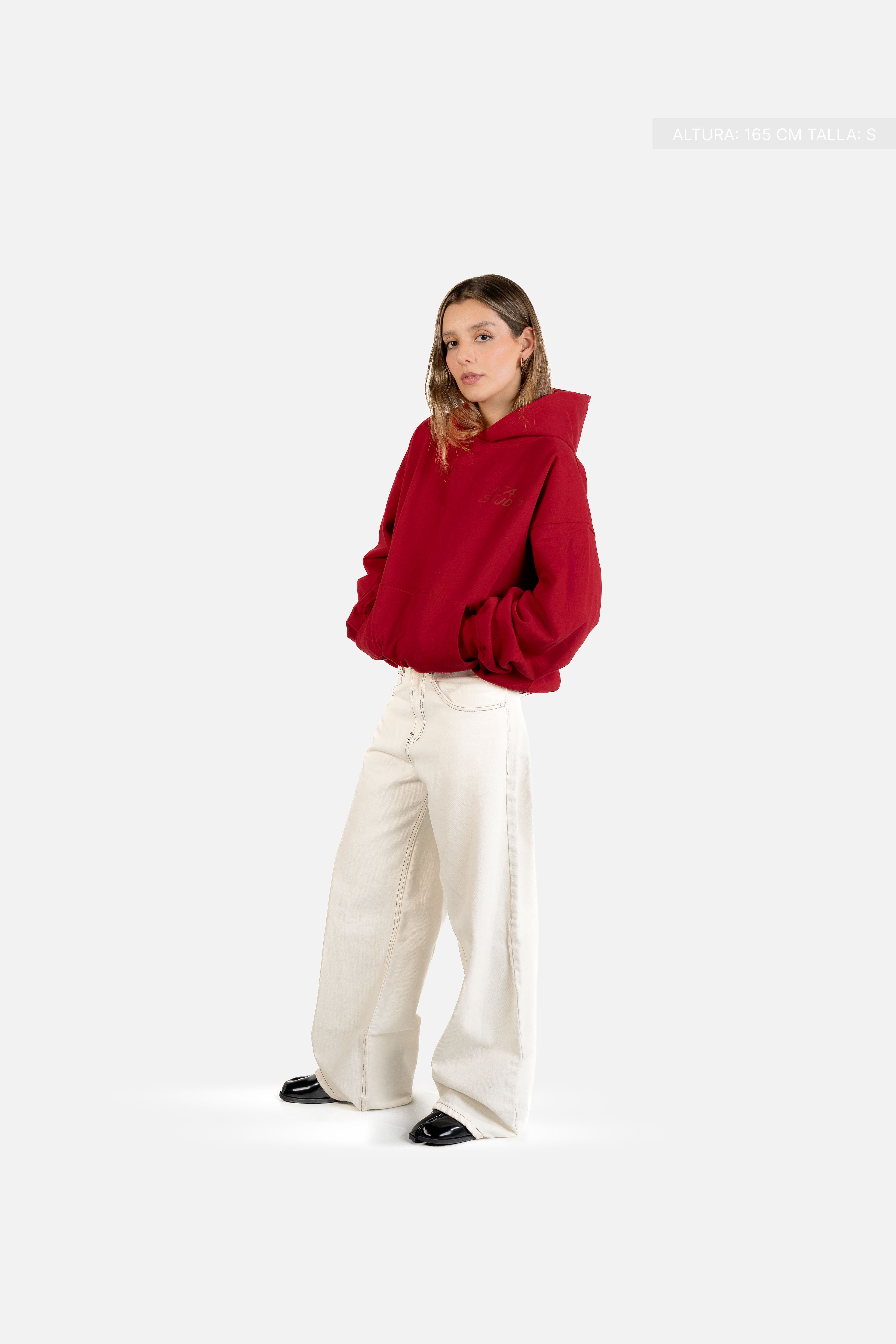 I Told Chat Hoodie Cherry Red
