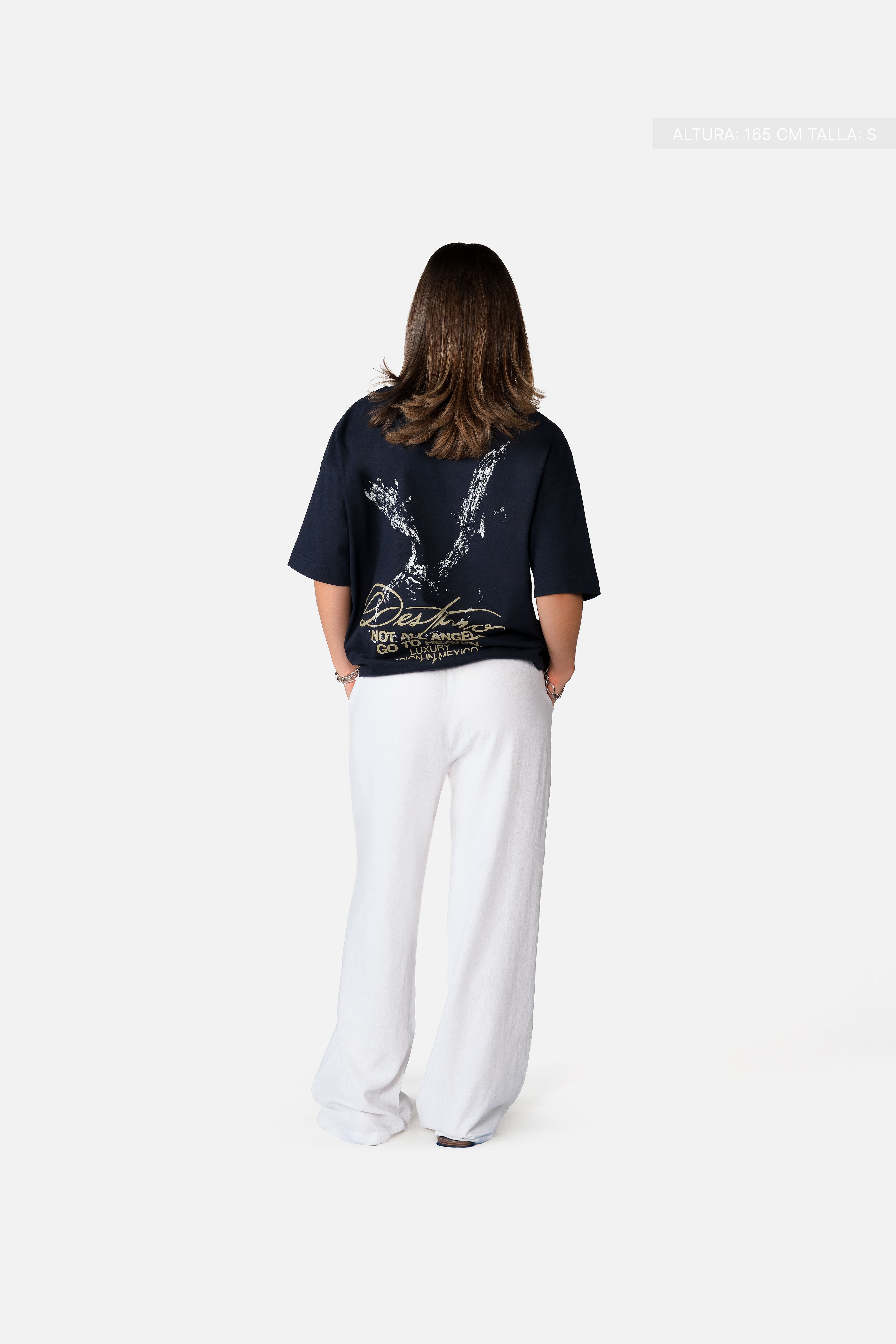 Not All Angels Tee Navy Blue