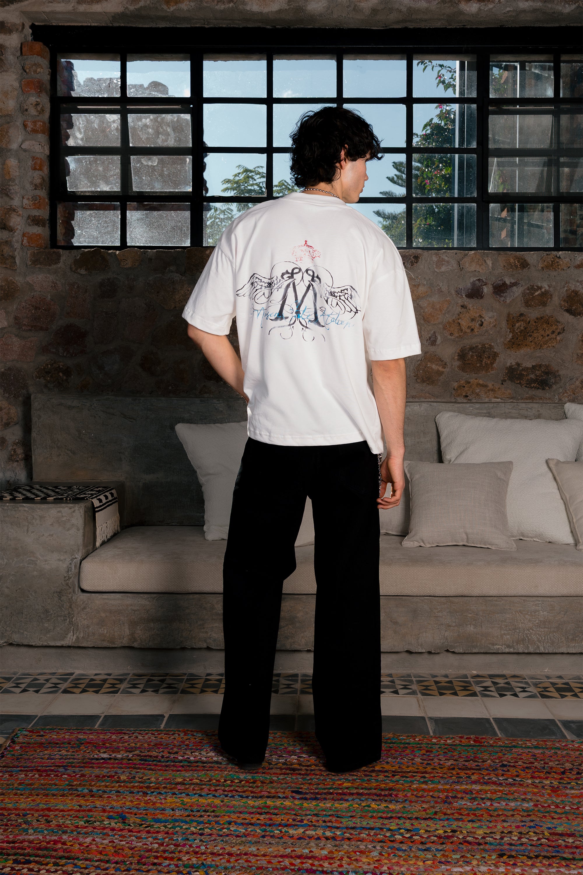 Maison Wings Tee Ivory