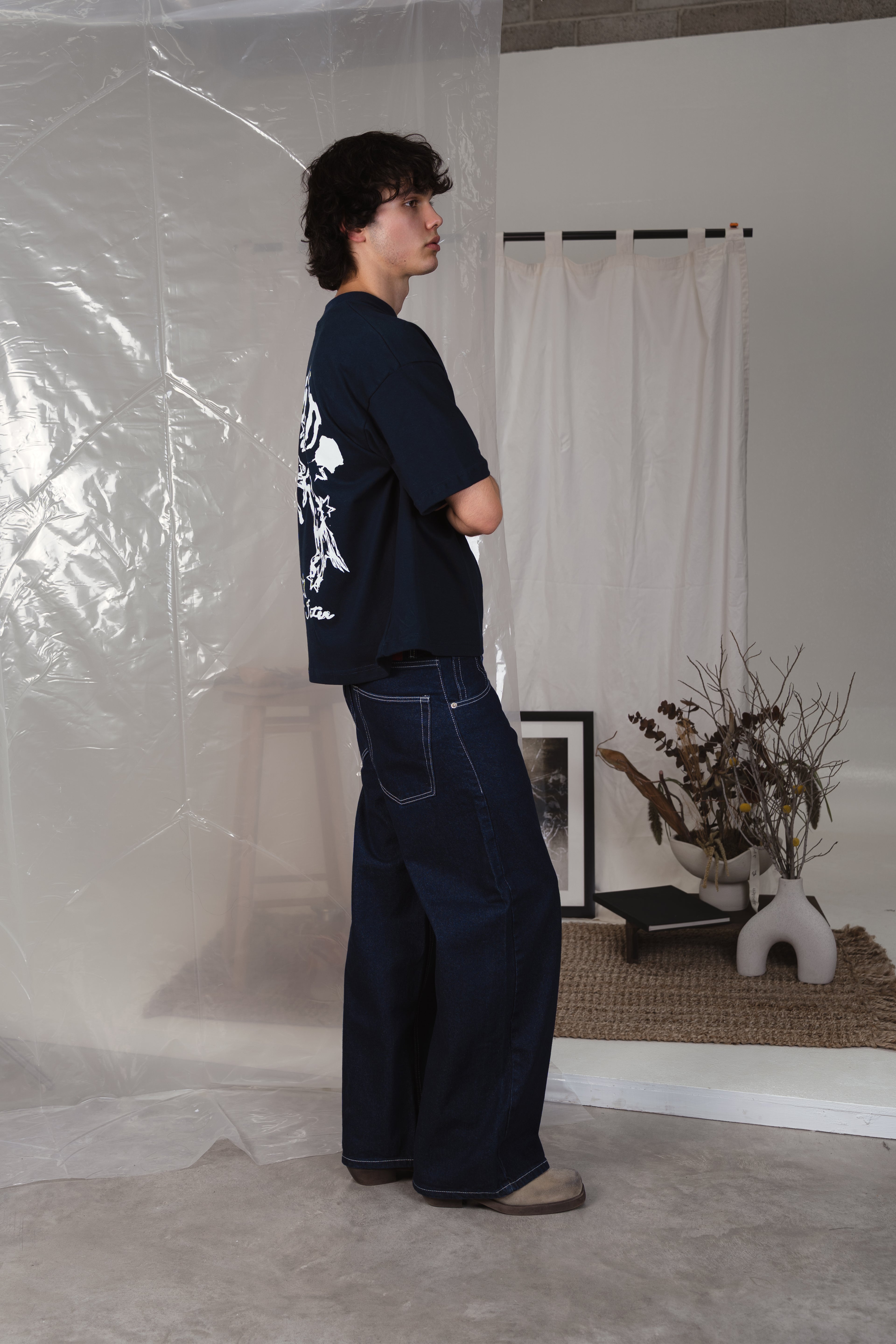 Saint Horses Tee Navy Blue