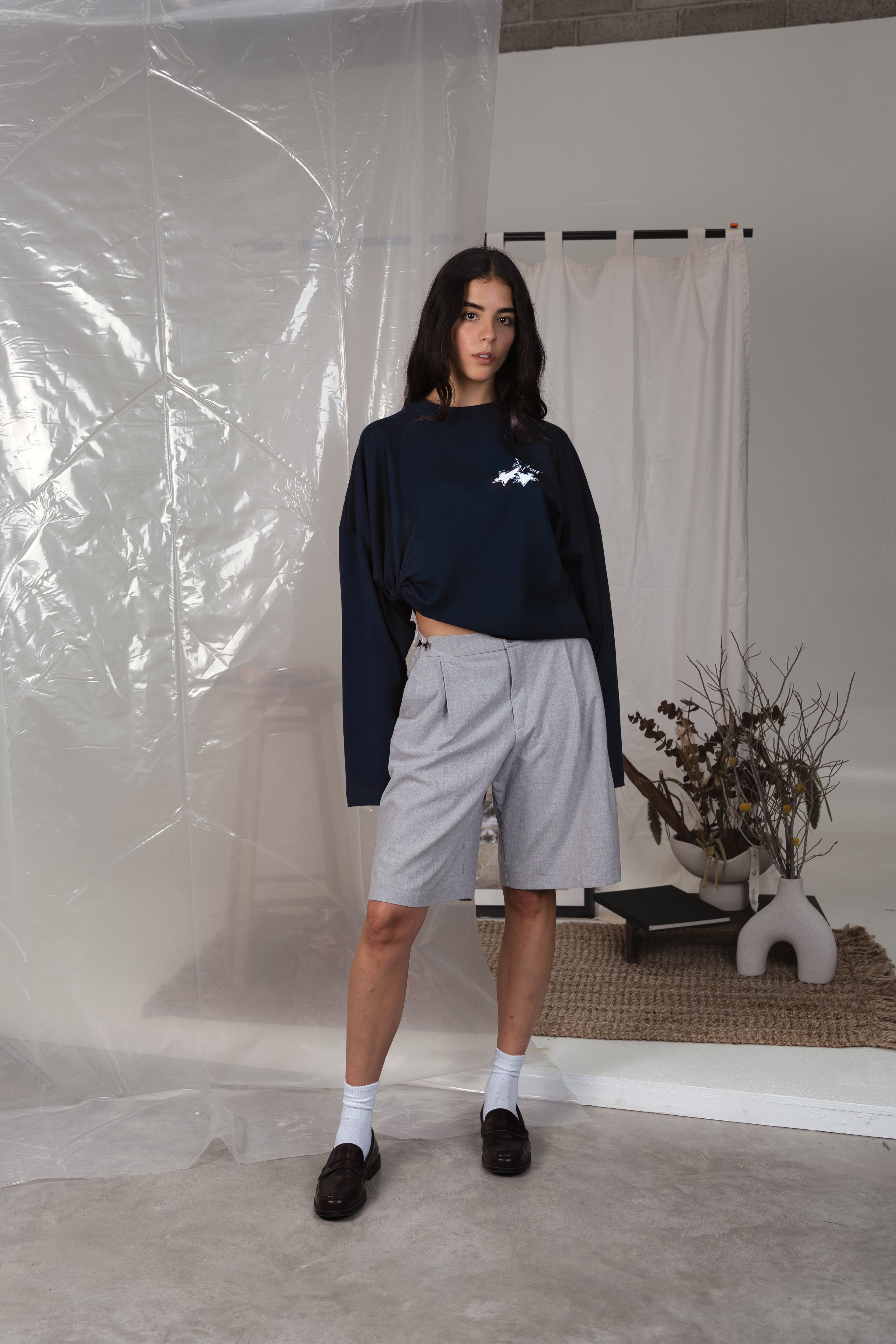 F Stars Longsleeve Navy Blue