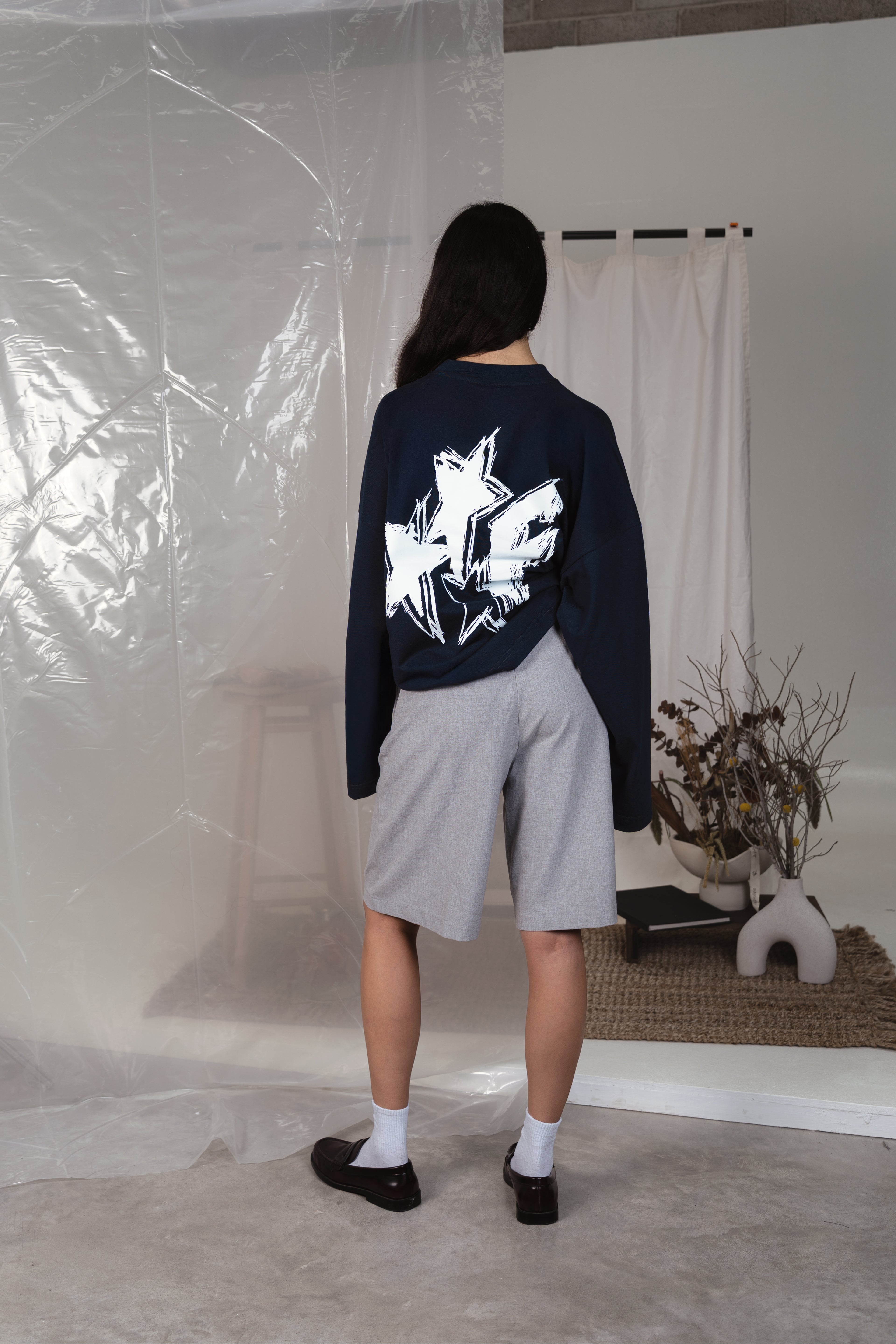 F Stars Longsleeve Navy Blue