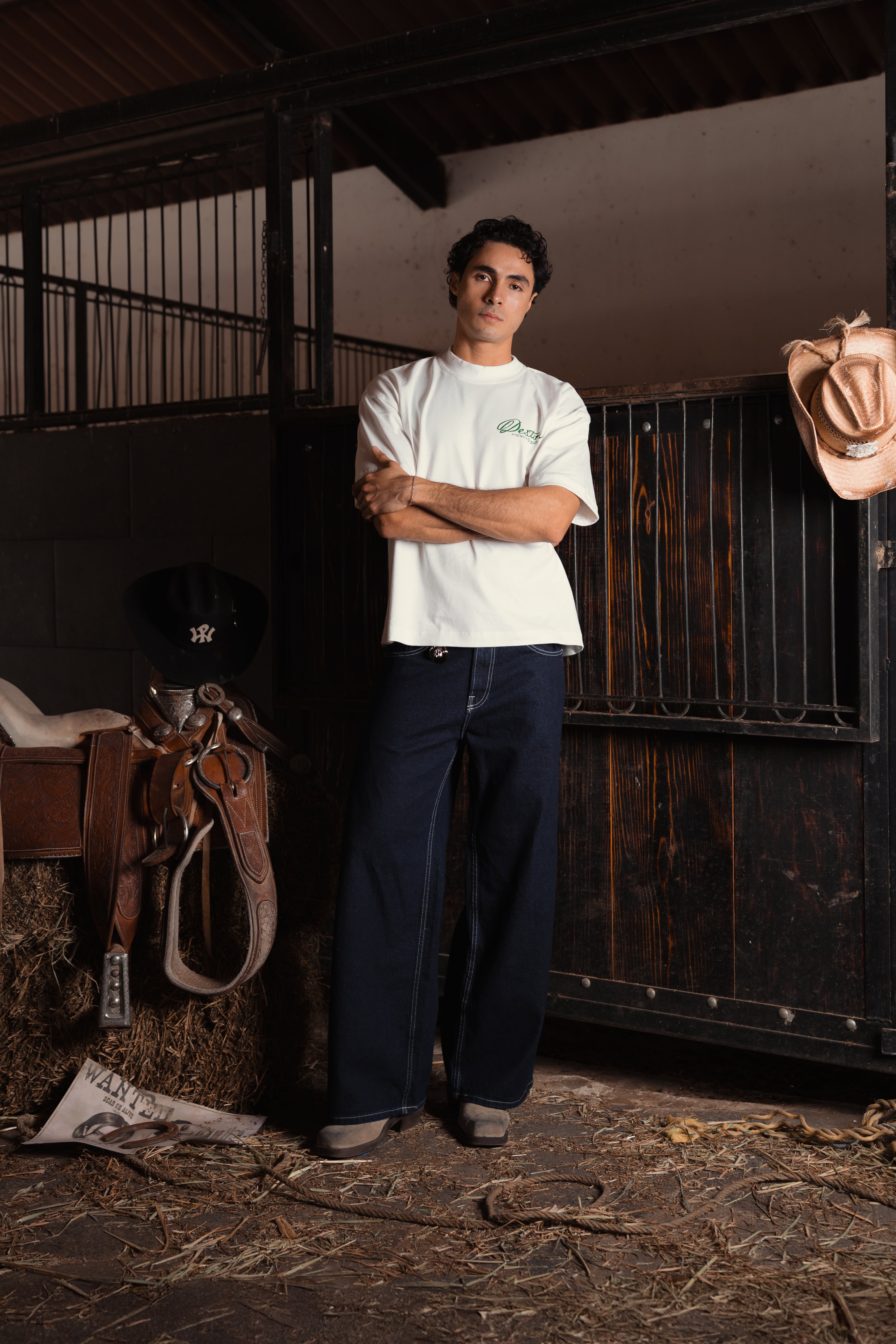 Shut Up Cowboy Tee Ivory