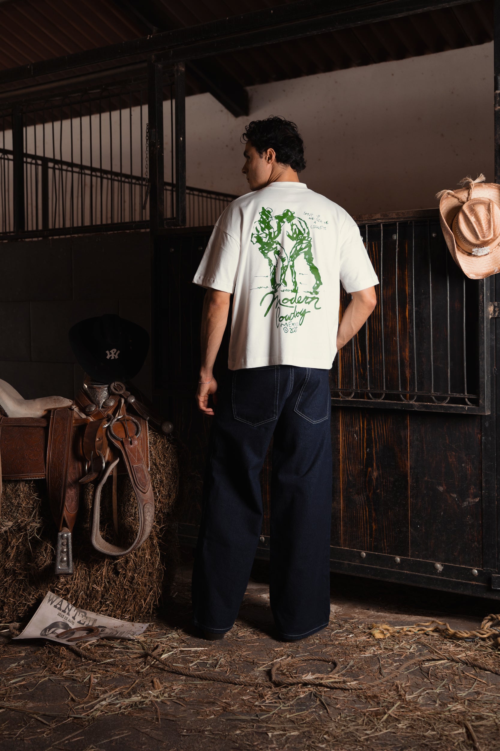 Shut Up Cowboy Tee Ivory