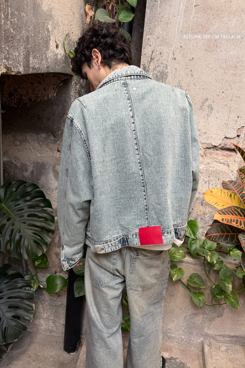 Denim Jacket Dirty Washed Blue