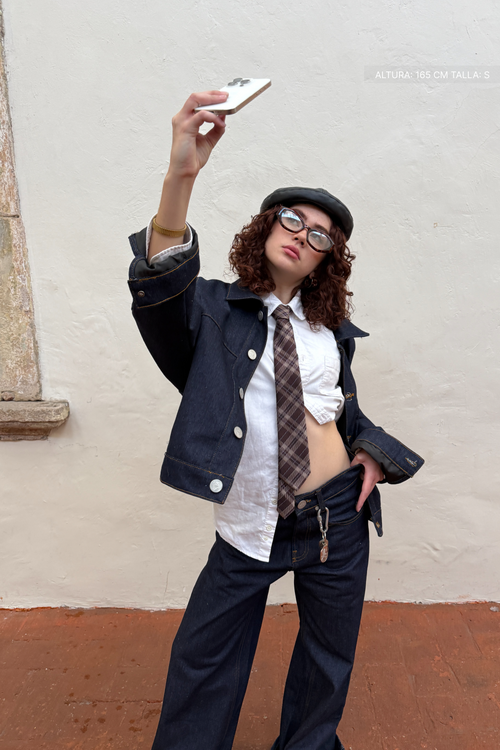 Denim Jacket Raw Blue