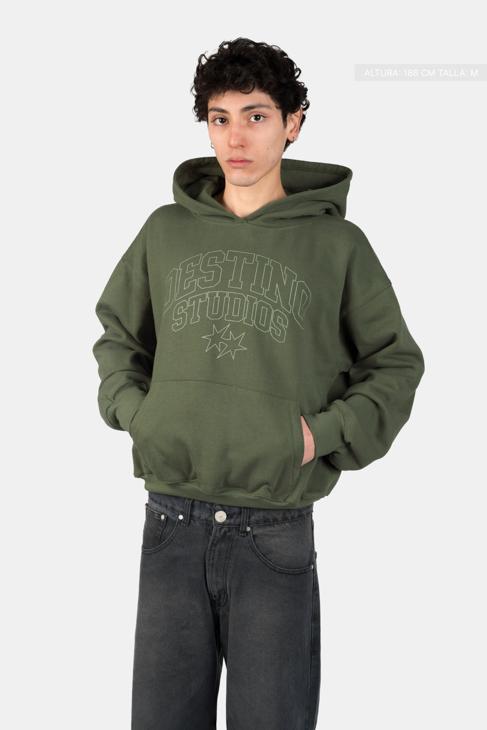 Destino Studios Hoodie Green Forest