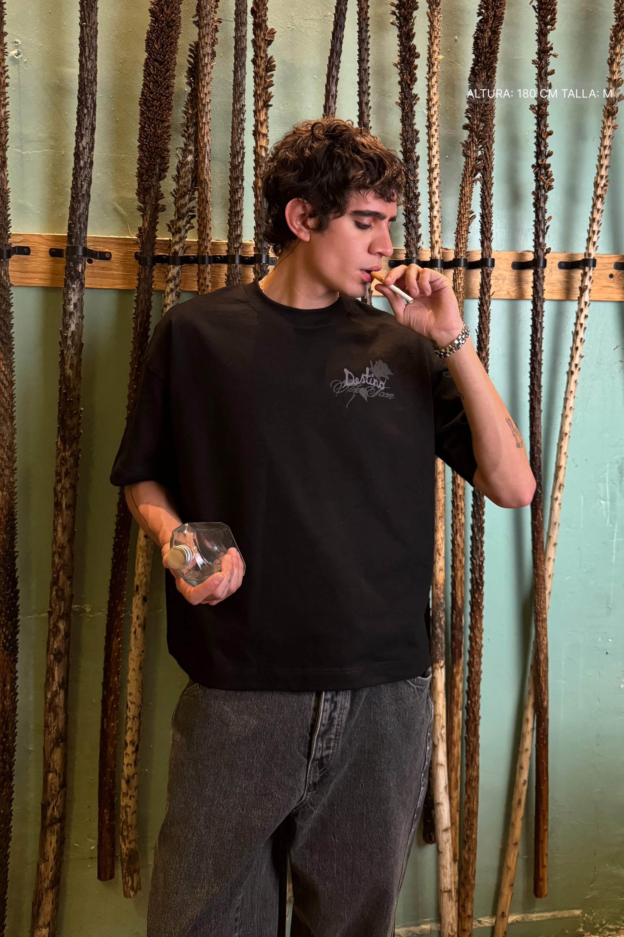 Destino Wilted Devotion Tee Black