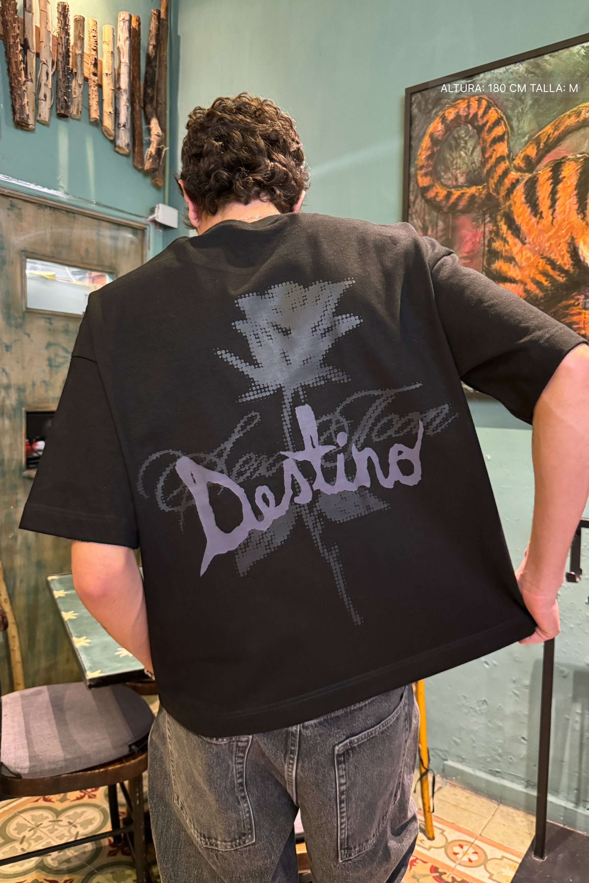 Destino Wilted Devotion Tee Black
