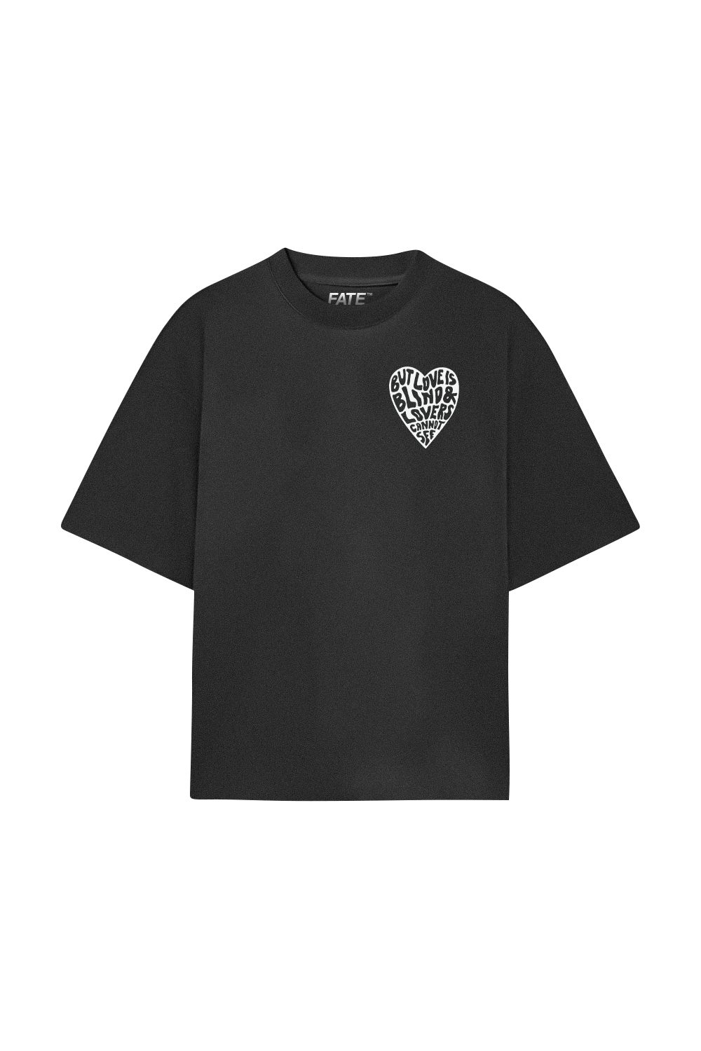 Love is Blind Tee Oxford Grey