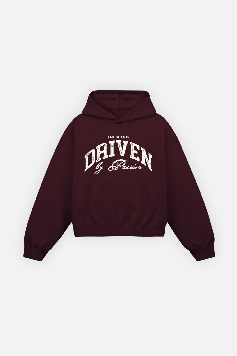 Driven By Passion Hoodie Burgundy