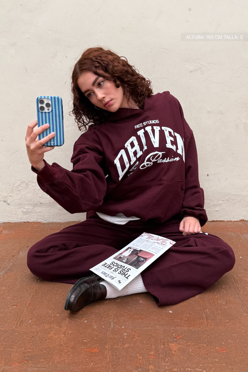Driven By Passion Hoodie Burgundy