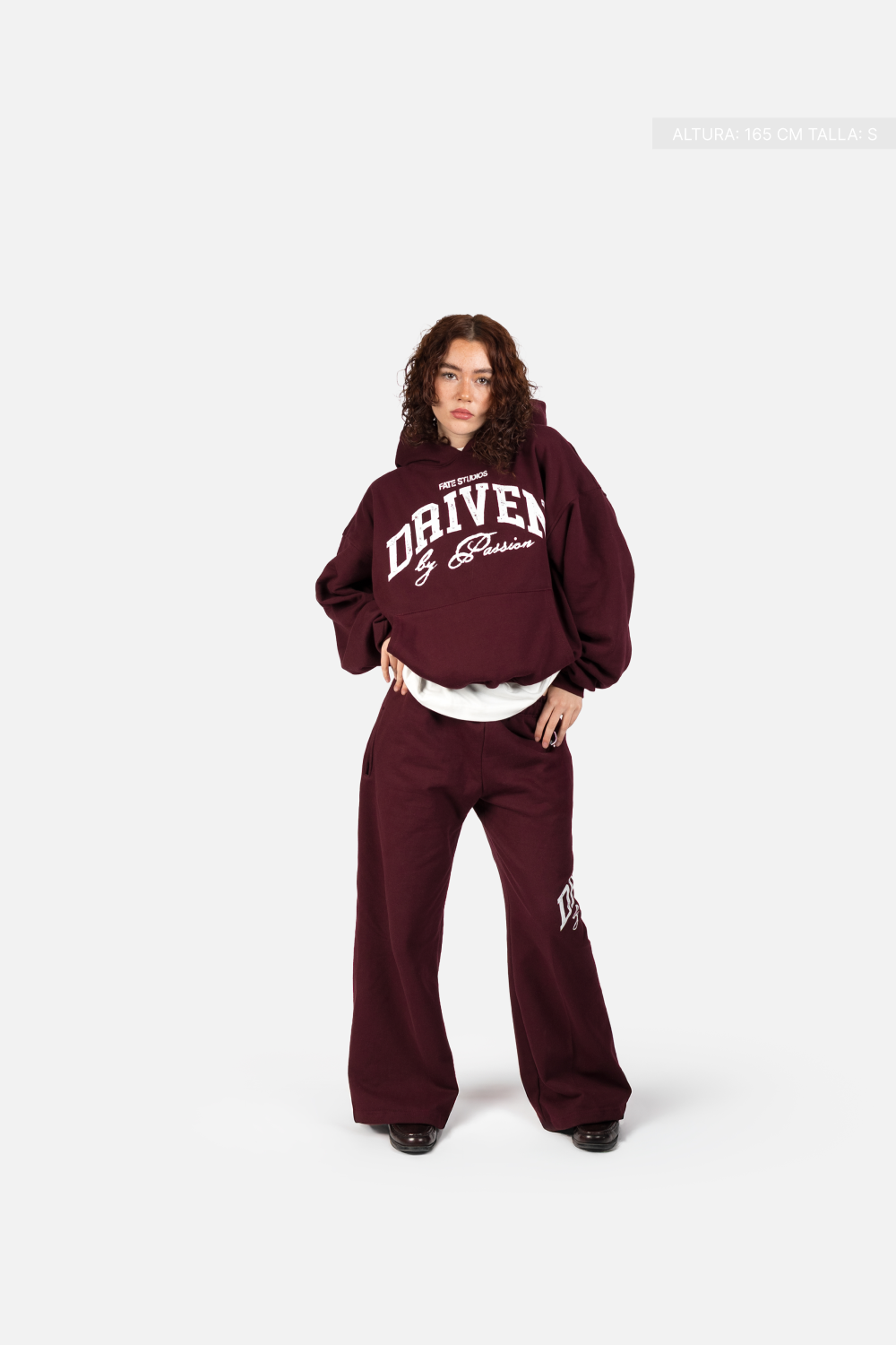 Driven By Passion Hoodie Burgundy
