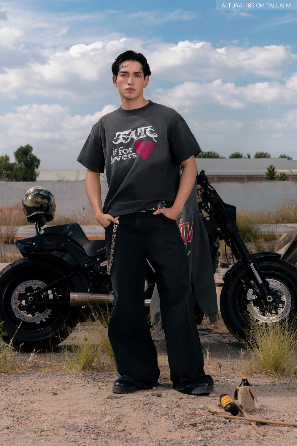 For Lovers Tee Faded Black