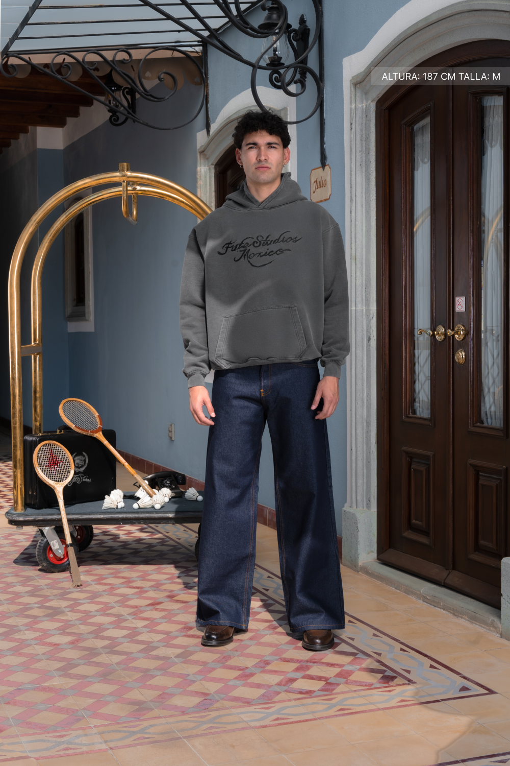 Since 2021 Hoodie Washed Grey