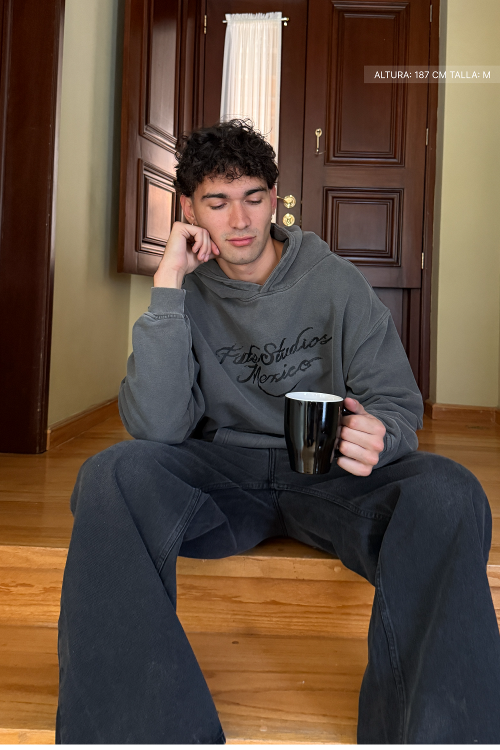 Since 2021 Hoodie Washed Grey