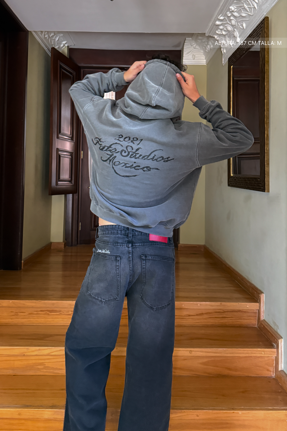 Since 2021 Hoodie Washed Grey