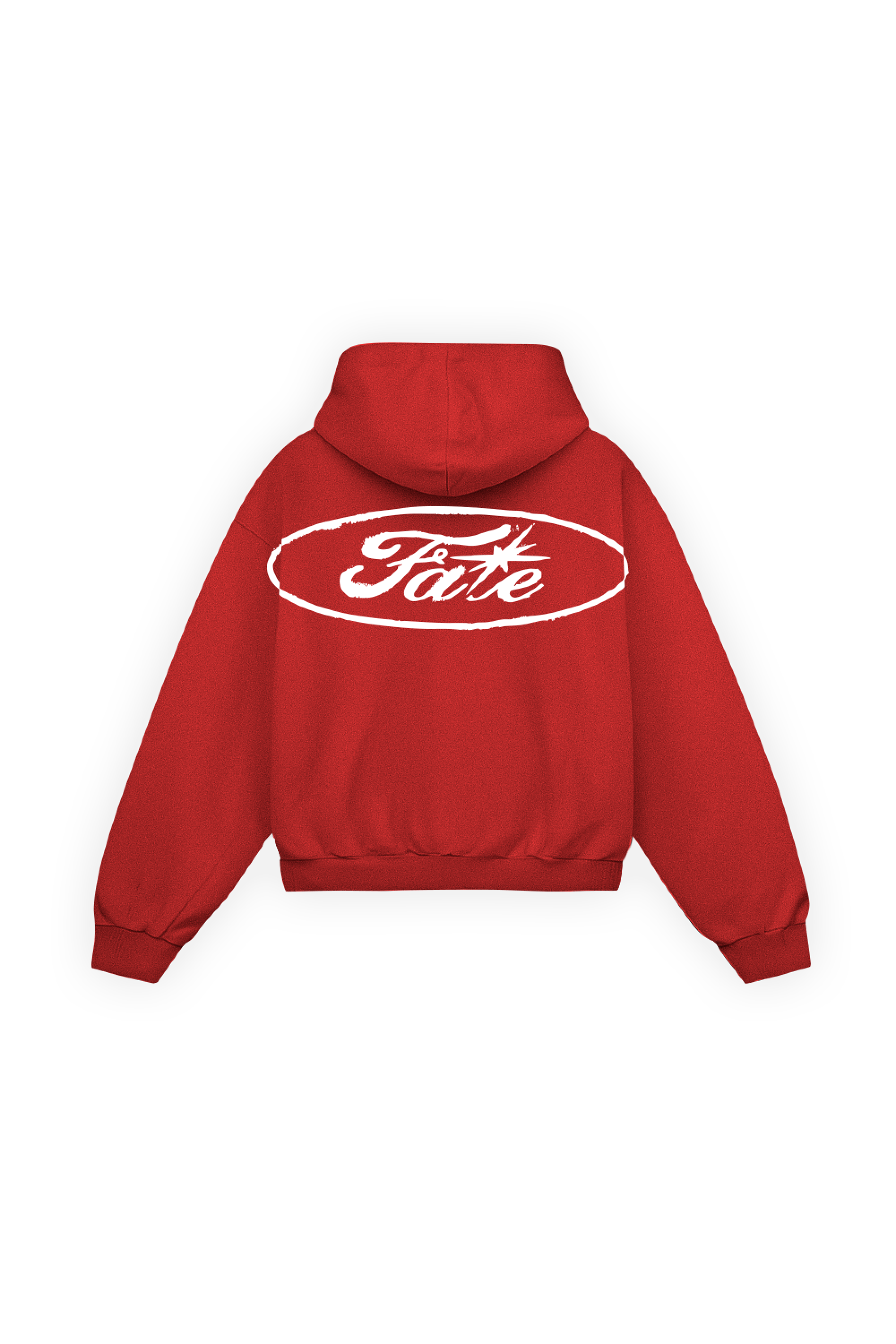 Fate Oval Hoodie Cherry Red
