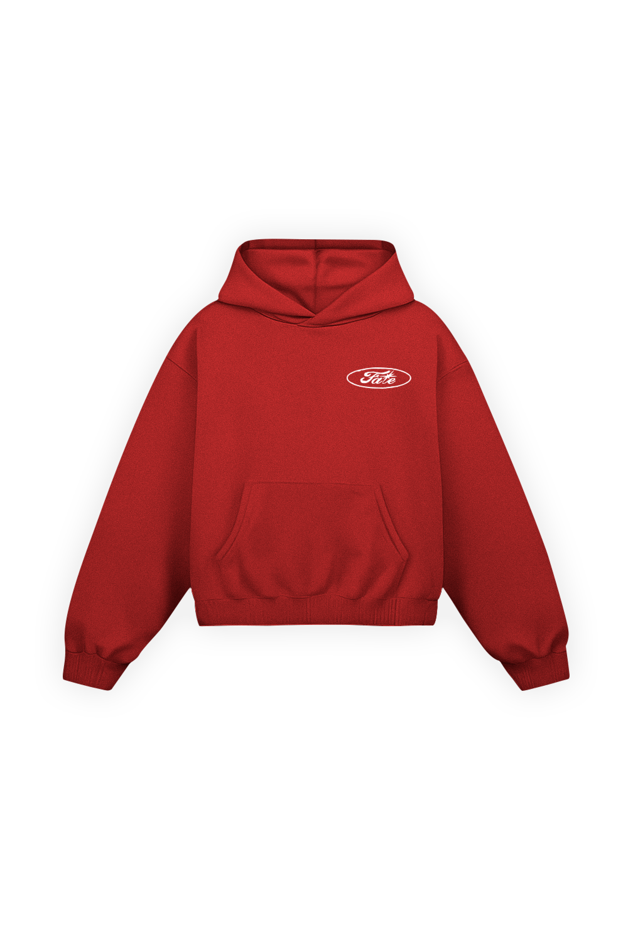 Fate Oval Hoodie Cherry Red